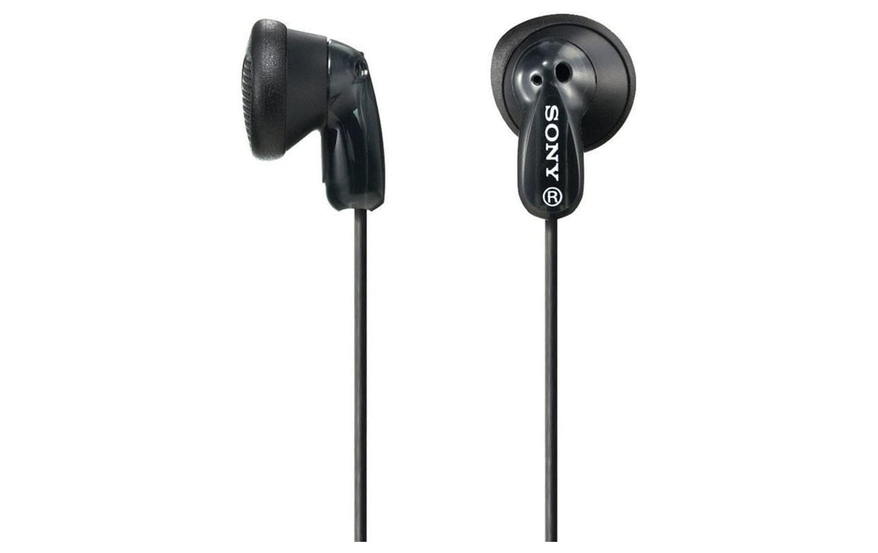 Sony MDR-E9LP In-Ear Kopfhörer – Kabel, 3,5 mm Klinke, Schwarz
