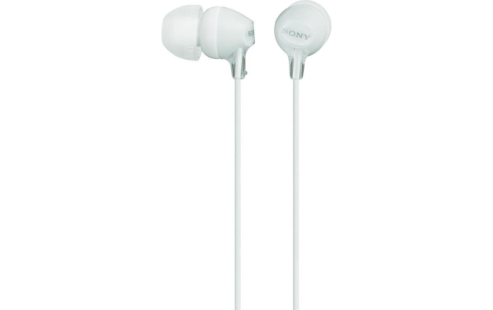 Sony MDR-EX15LP In-Ear Kopfhörer – Kabelgebunden, Weiss