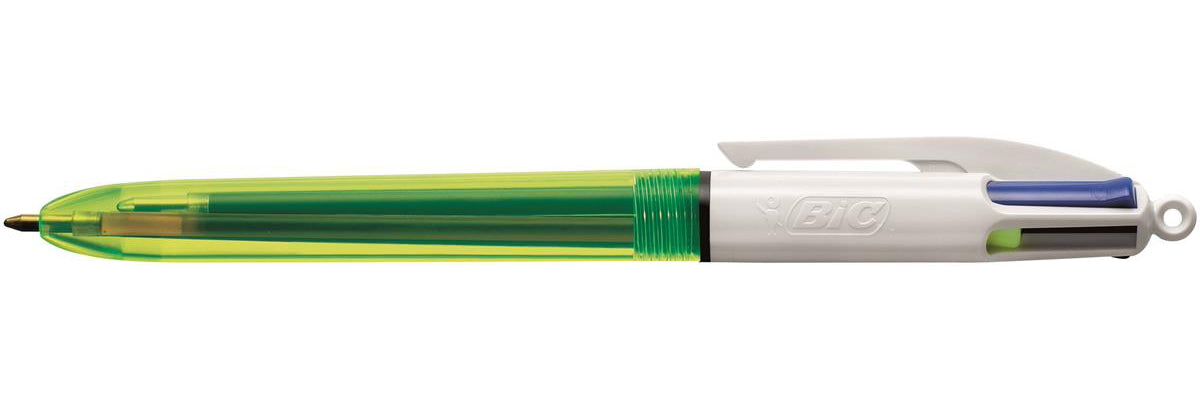 BIC Kugelschreiber – Neongelb, Kunststoff