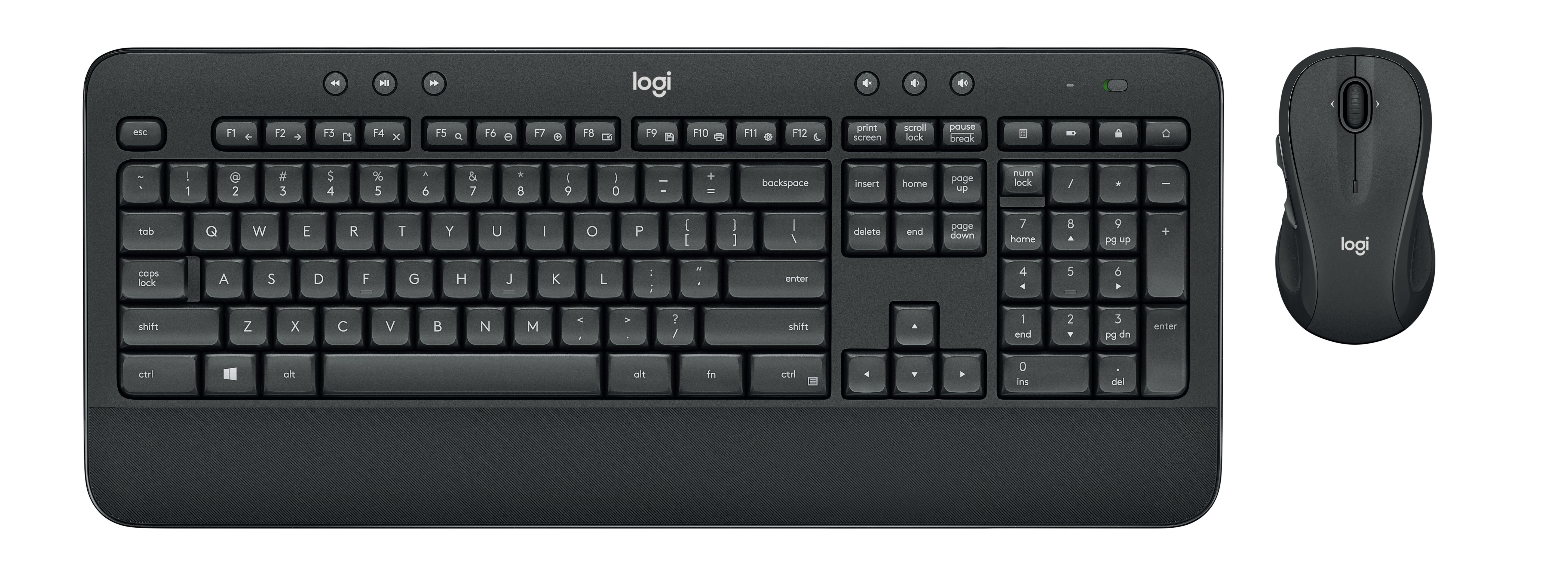Logitech MK545 Advanced – Tastatur, kabellos (2,4 GHz), DE-Layout (DE) – für Windows, macOS & ChromeOS
