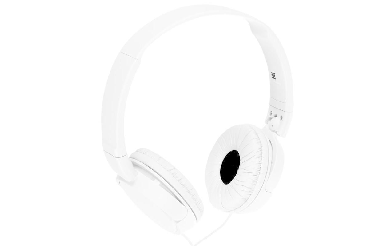 Sony MDR-ZX110 On-Ear Kopfhörer – Kabelgebunden, Weiss