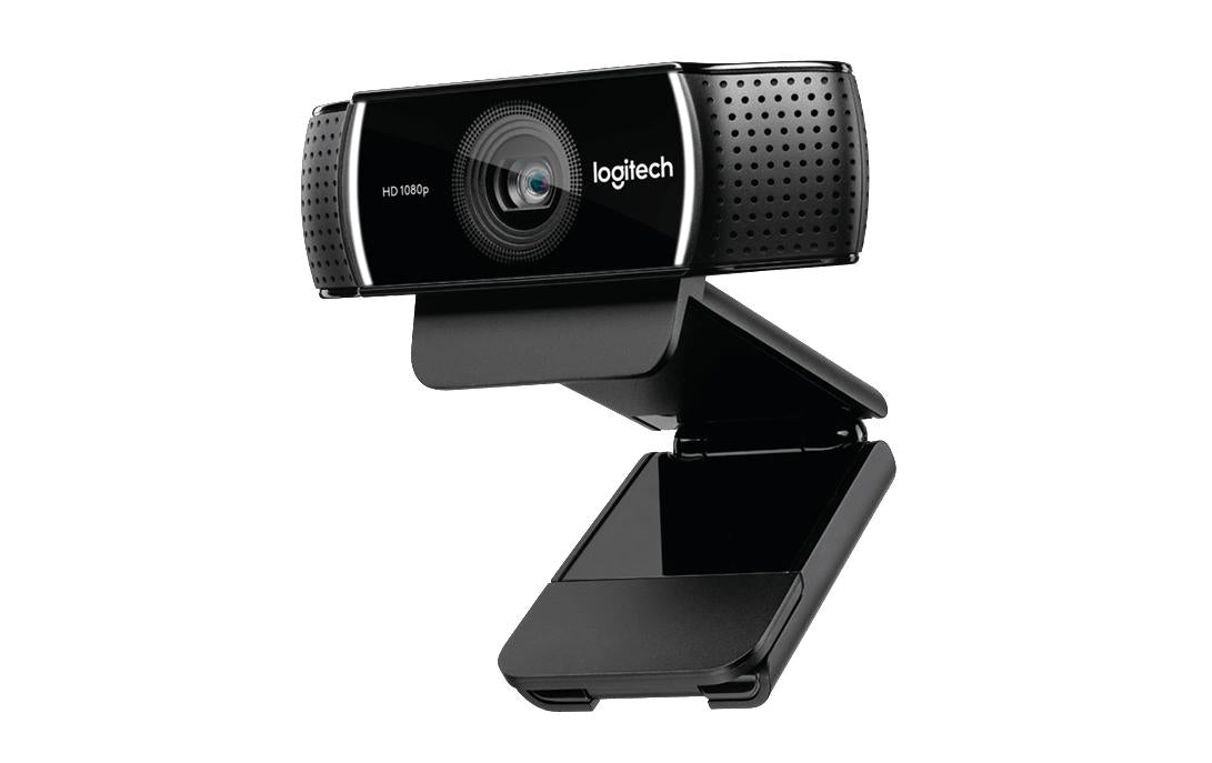 Logitech C922 Pro Stream Webcam – Full HD, 60 fps, USB, 87°, Schwarz, für Windows, macOS & Android