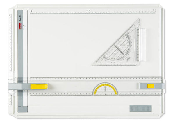 Aristo Zeichenplatte A3, Geo Board, Stop-&-Go-Mechanismus, Kunststoff, Weiss