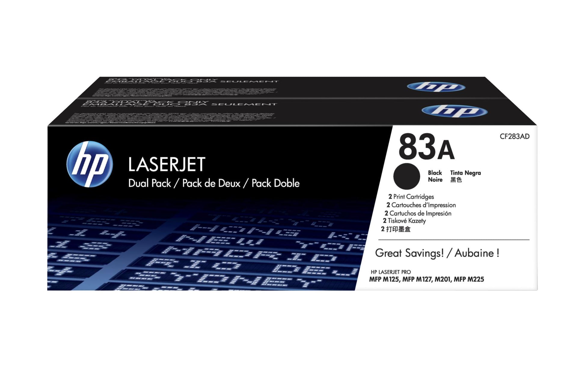 HP Toner-Multipack 83A – Schwarz, 1500 Seiten