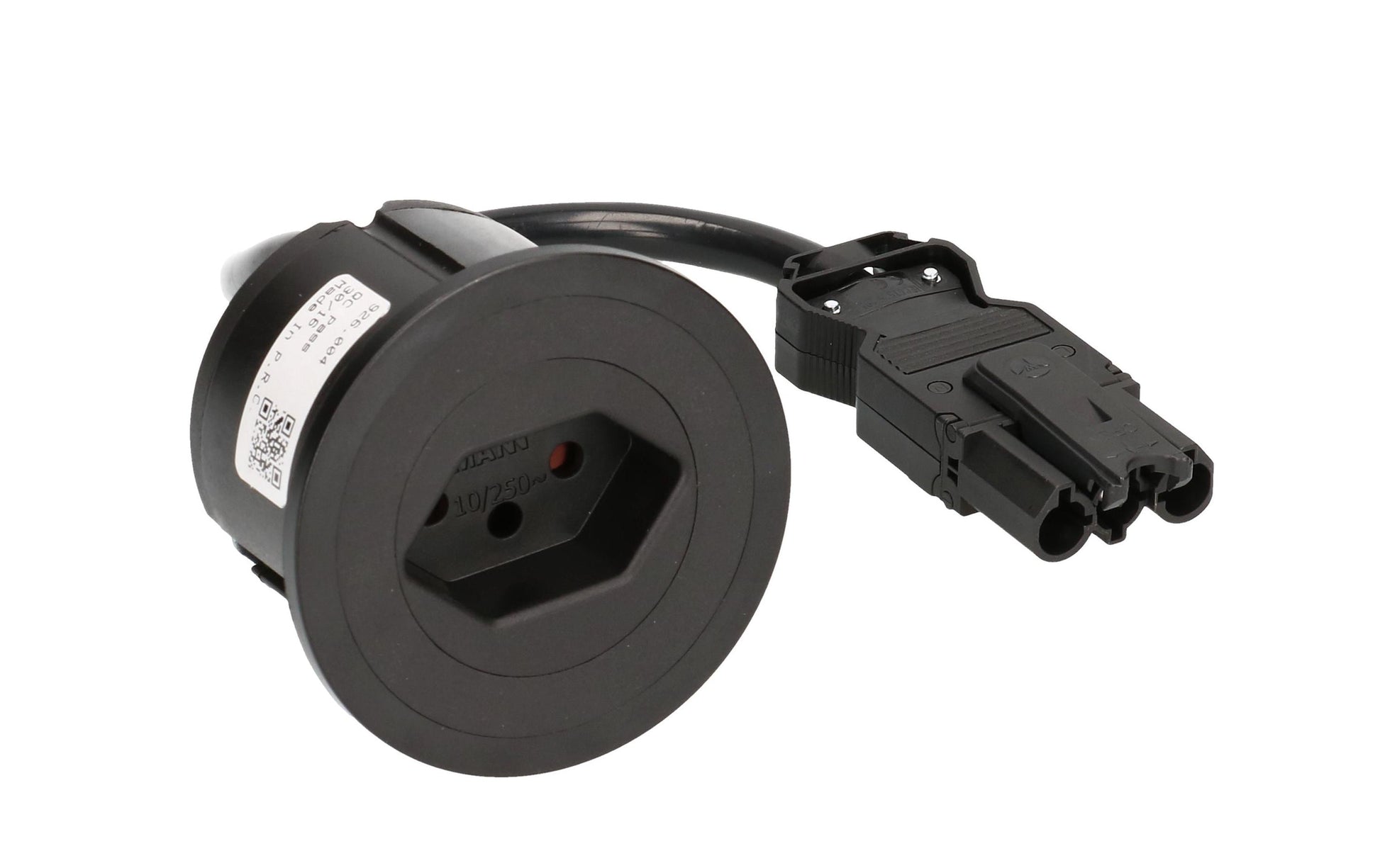 Bachmann PIX Stromkabel – GST18–T13, 0,2 m, innen, schwarz