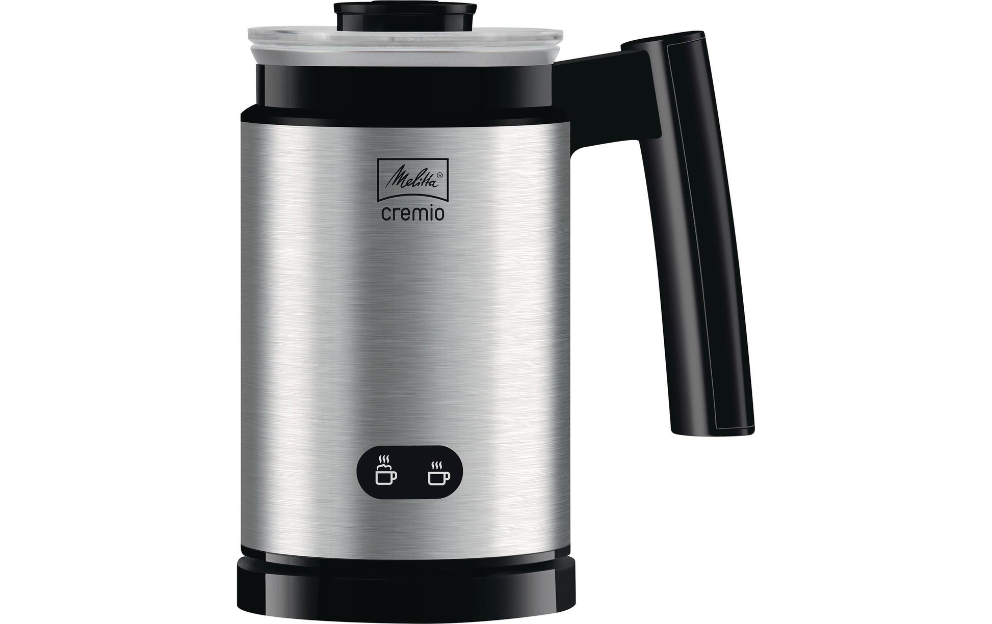 Melitta Elektrischer Milchschäumer Cremio – Füllmenge 250 ml, Schaum 150 ml, 450 W, Silber