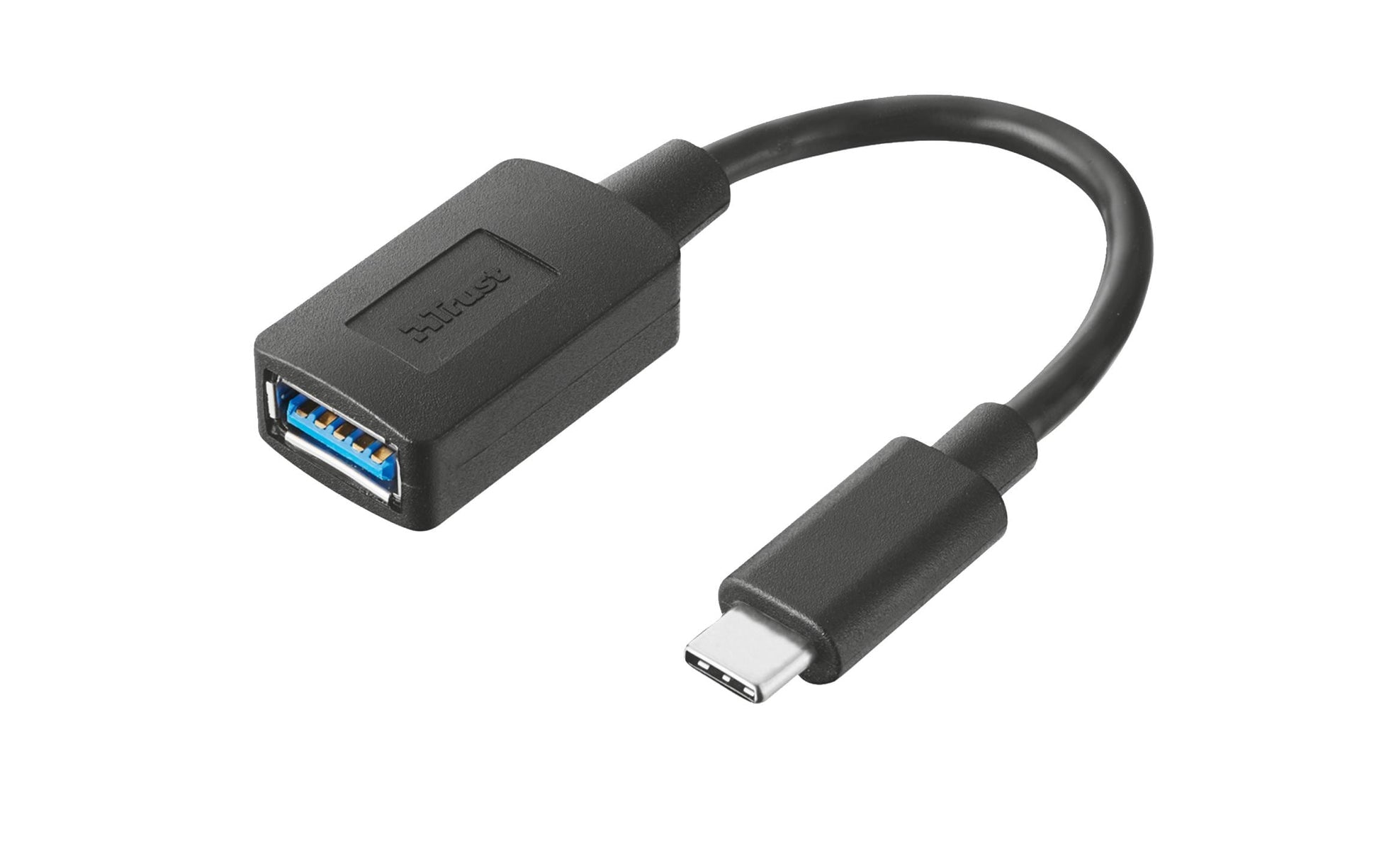 Trust 20967 Adapter USB-C zu USB-A – USB 3.2 Gen 1 (5 Gbit/s), 0,09 m, Schwarz