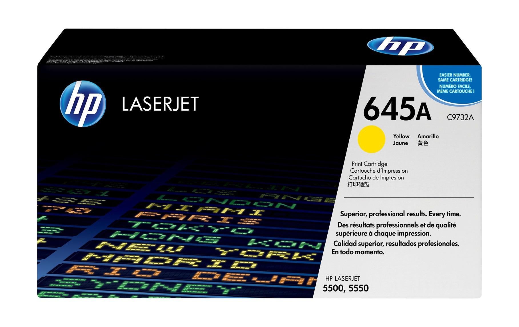 HP Toner 645A – Gelb, 12000 Seiten