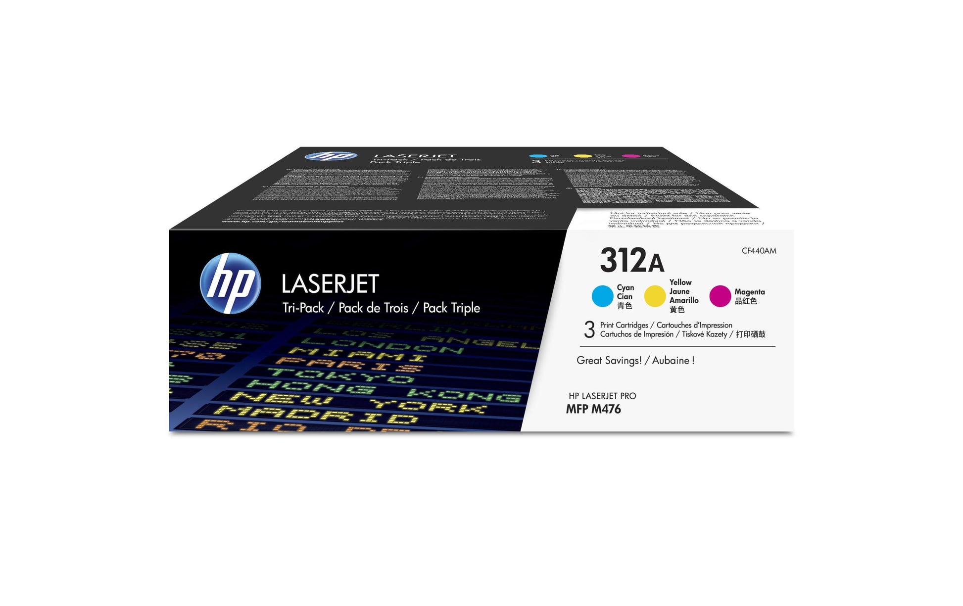 HP Toner-Multipack 312A – C/M/Y, 2700 Seiten