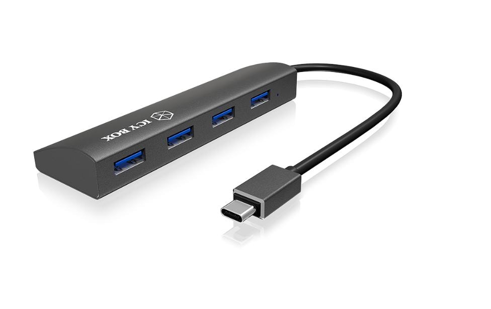 ICY BOX IB-AC6405-C USB-Hub – USB-C, 4× USB-A