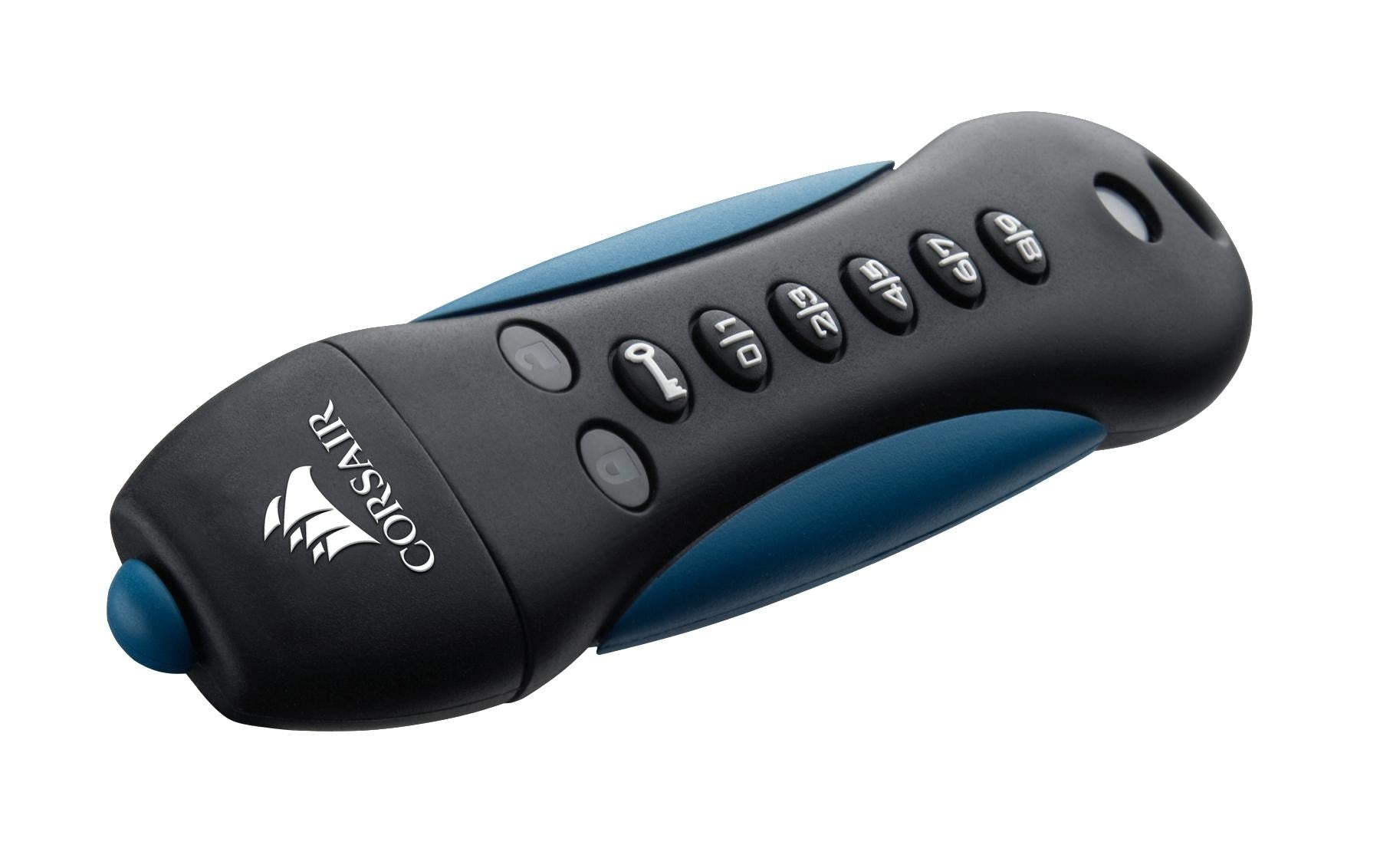 Corsair Padlock 3 – 64 GB, USB 3.2 Gen 1 Typ-A, PIN-geschützt, 256-Bit AES, Schutzkappe