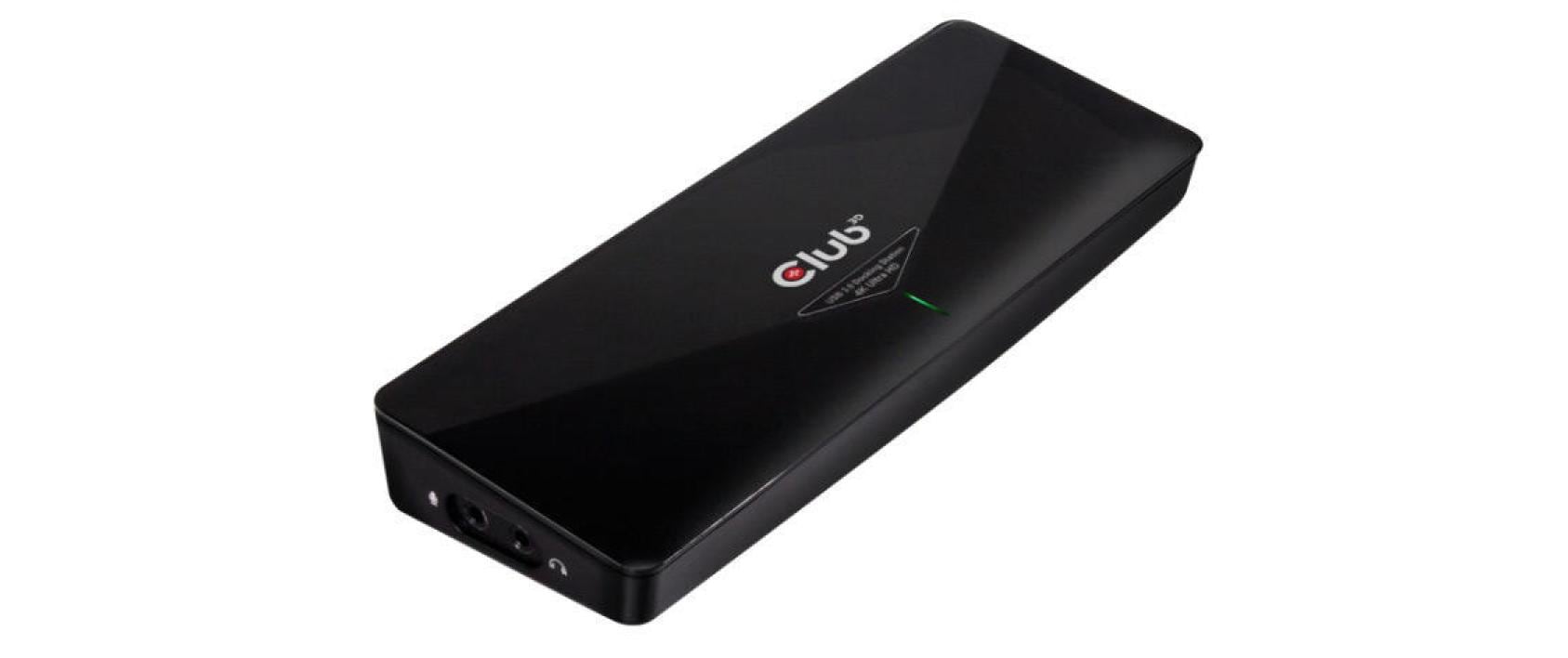 CLUB3D Club 3D CSV-3103D Dockingstation – USB-A, 1× DP, 1× HDMI, 1× DVI, 3× USB-A, GbE, 3,5 mm Audio, für Windows