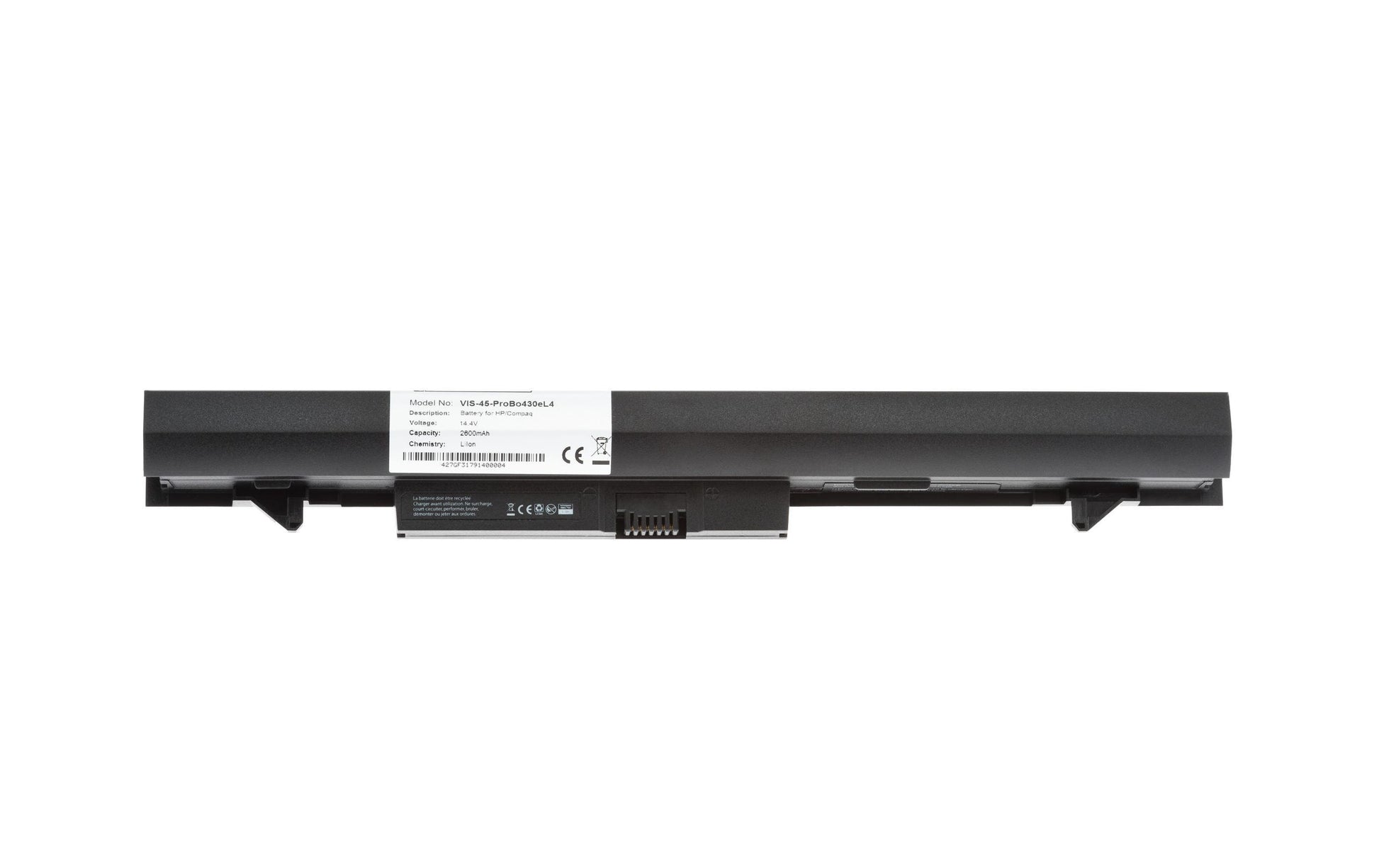 Vistaport Notebook-Akku – für HP – 37 Wh, 14,4 V (4 Zellen) – Schwarz