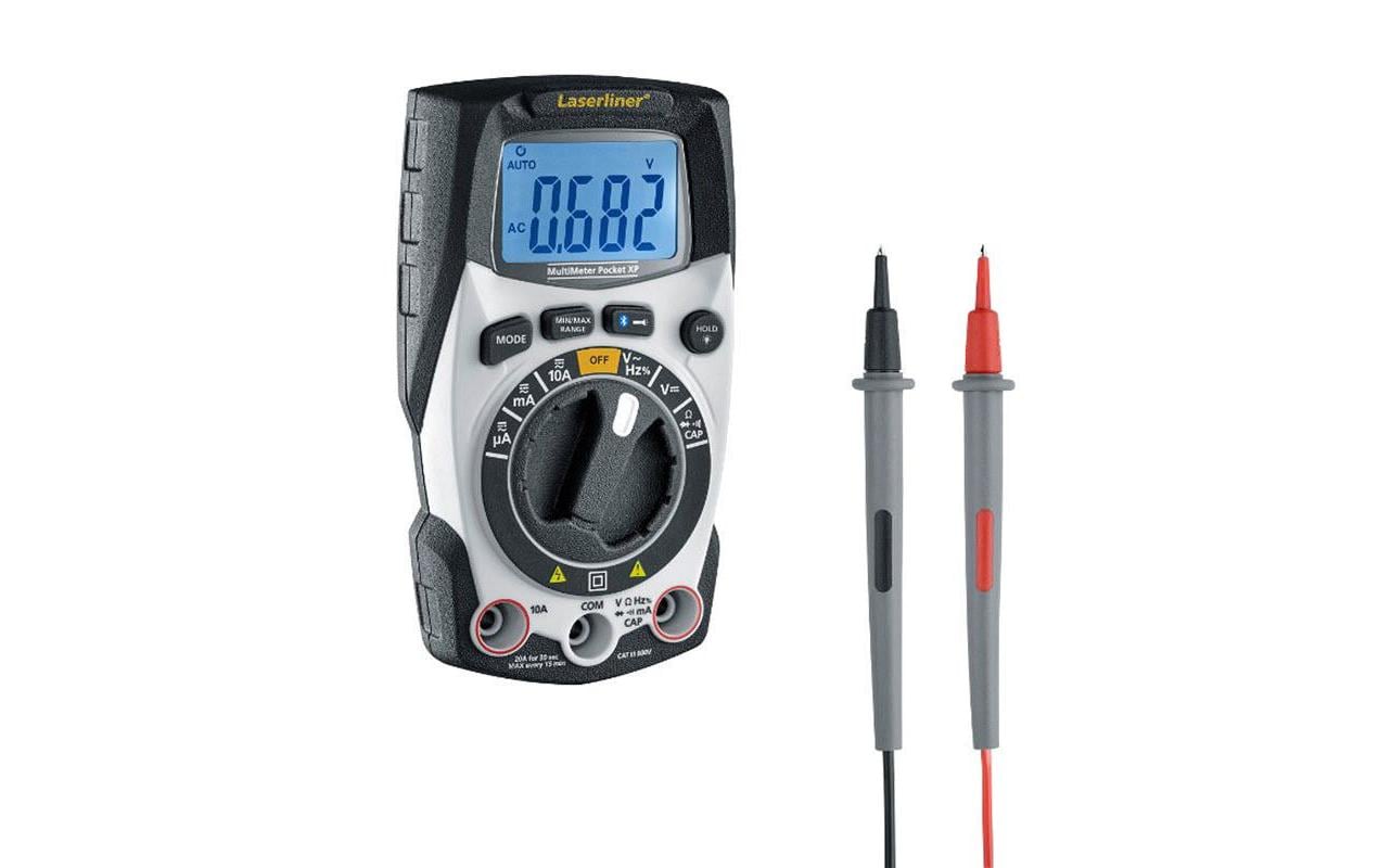 Laserliner MultiMeter Pocket XP – Multimeter – Spannungsmessung, Frequenzmessung, LCD