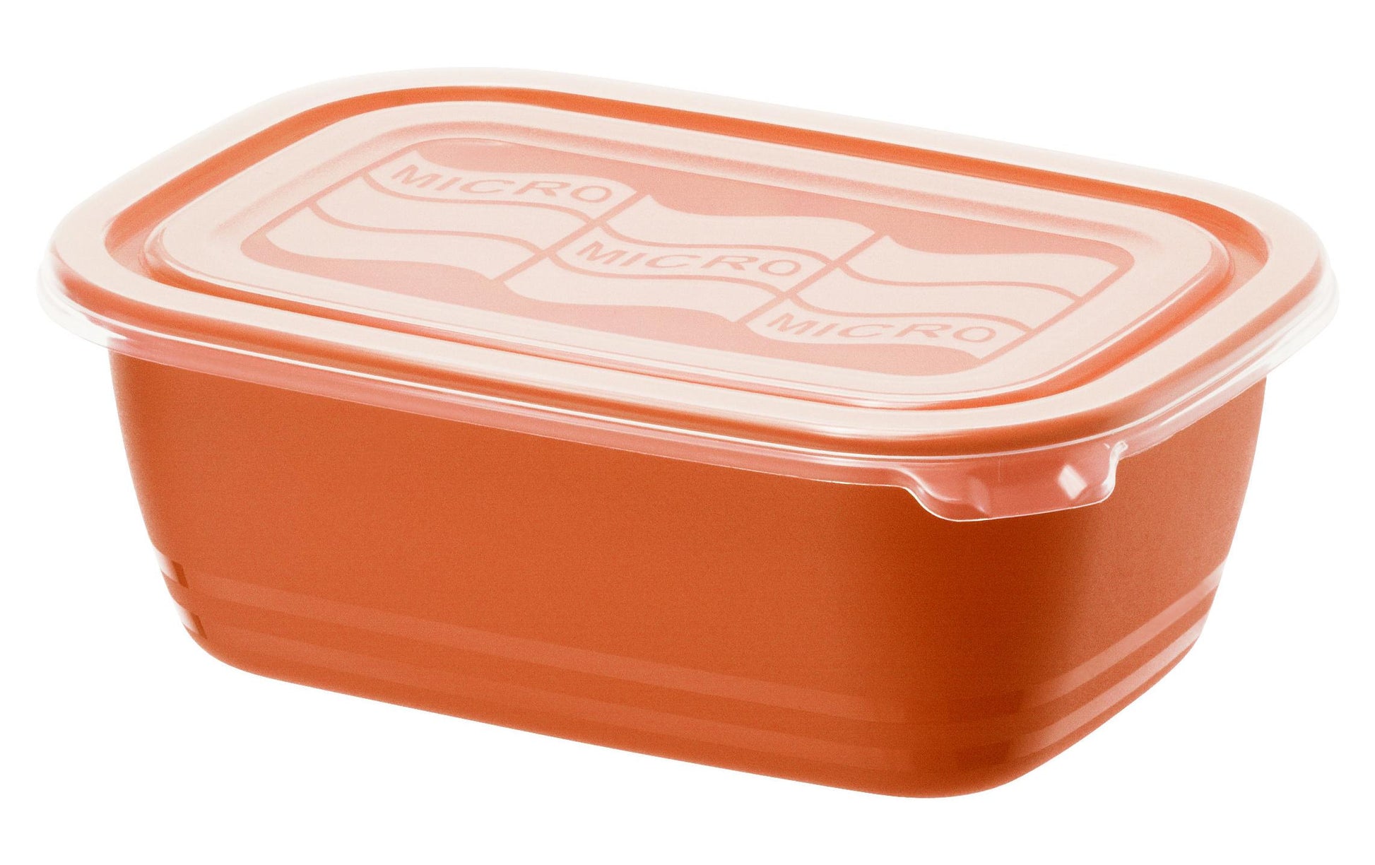 Rotho Eco Vorratsdose 1 l, 13,6 × 19,3 × 7,3 cm, Polypropylen (PP), rot