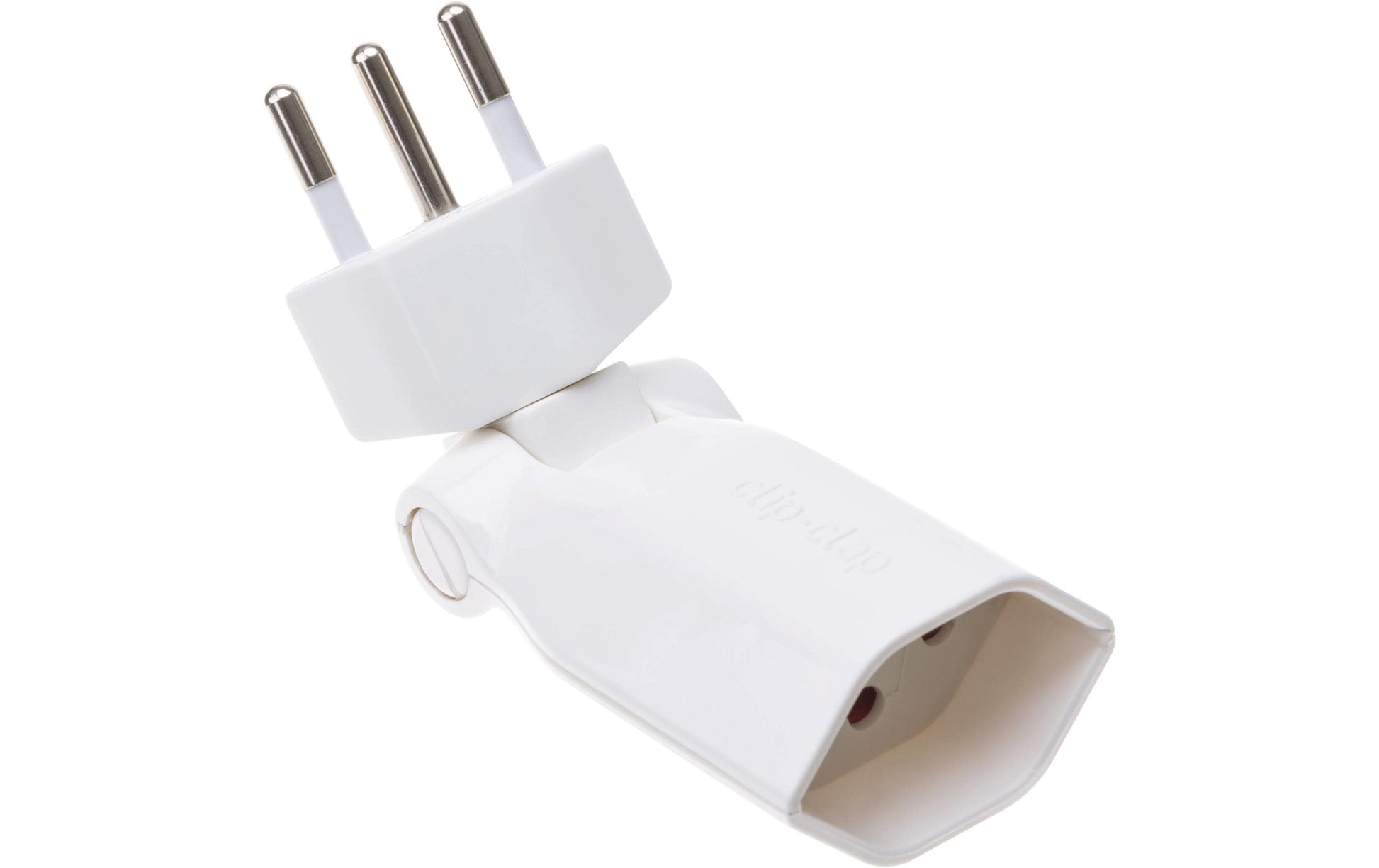 Max Hauri AG Max Hauri Steckdosenleiste, 1×T13, drehbar 130° (Rotationsunterseite 360°), Kinderschutz, 107×43×25 mm – weiss