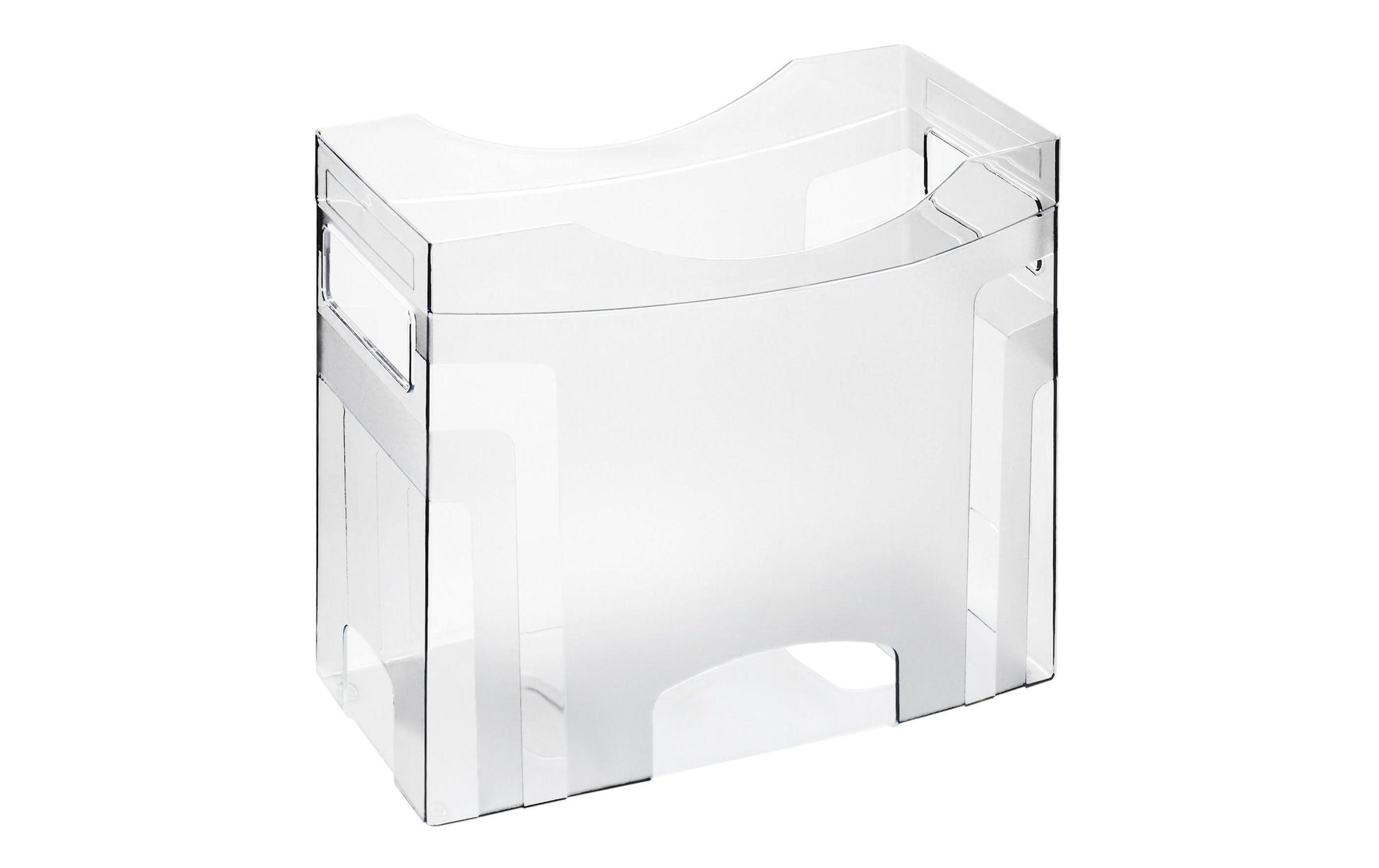 Rotho Cube Aufbewahrungsbox B 345 × H 265 × T 145 mm – für A4, transparent, PP, 1 Stück