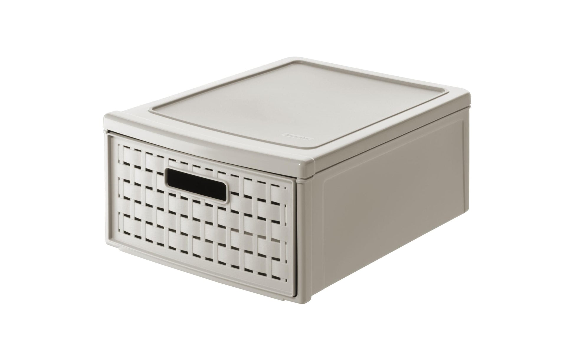 Rotho Country Schubladenturm 1 Schublade – beige – 350 × 145 × 260 mm