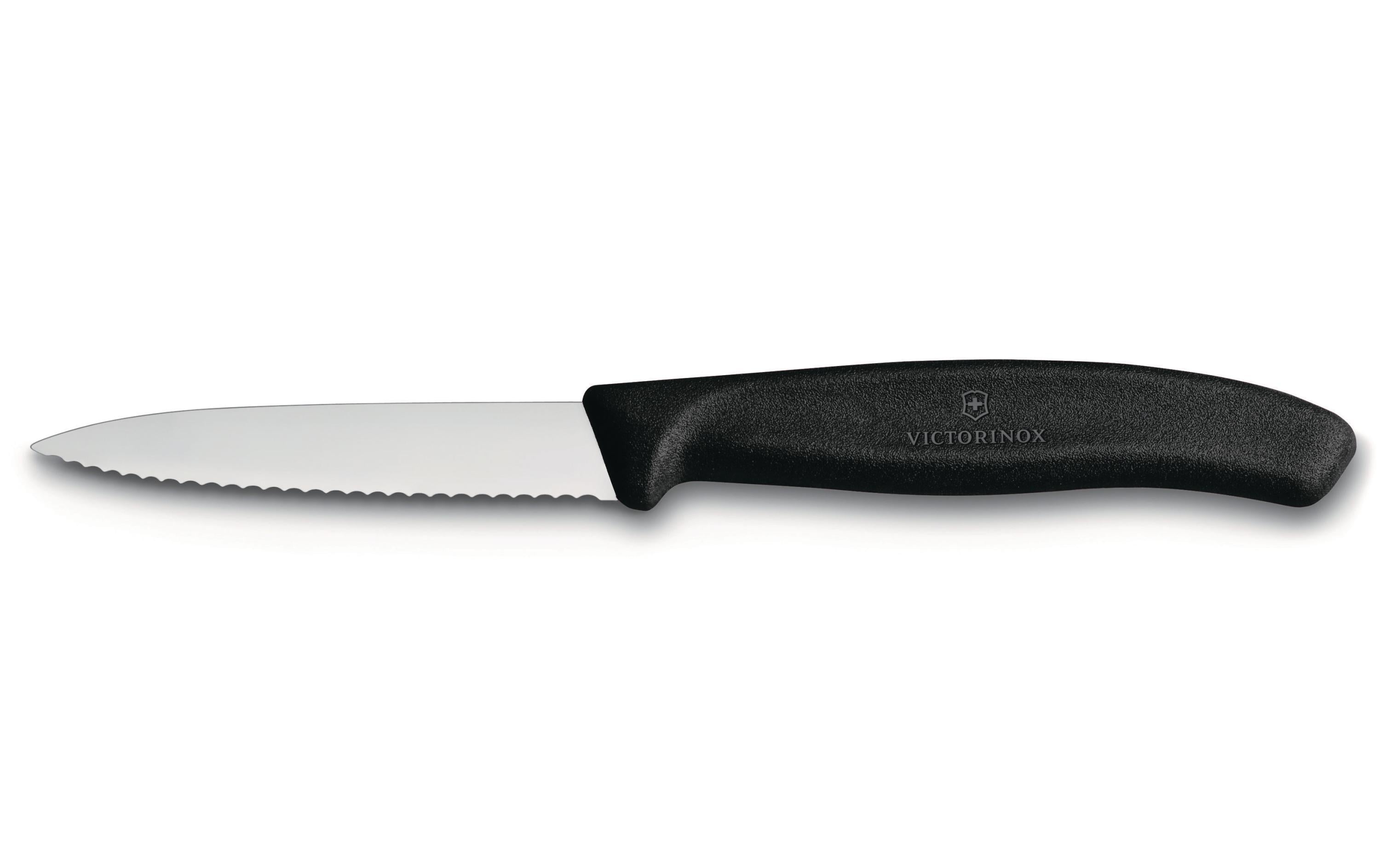 Victorinox Gemüsemesser 8 cm, Edelstahl/Kunststoff, schwarz