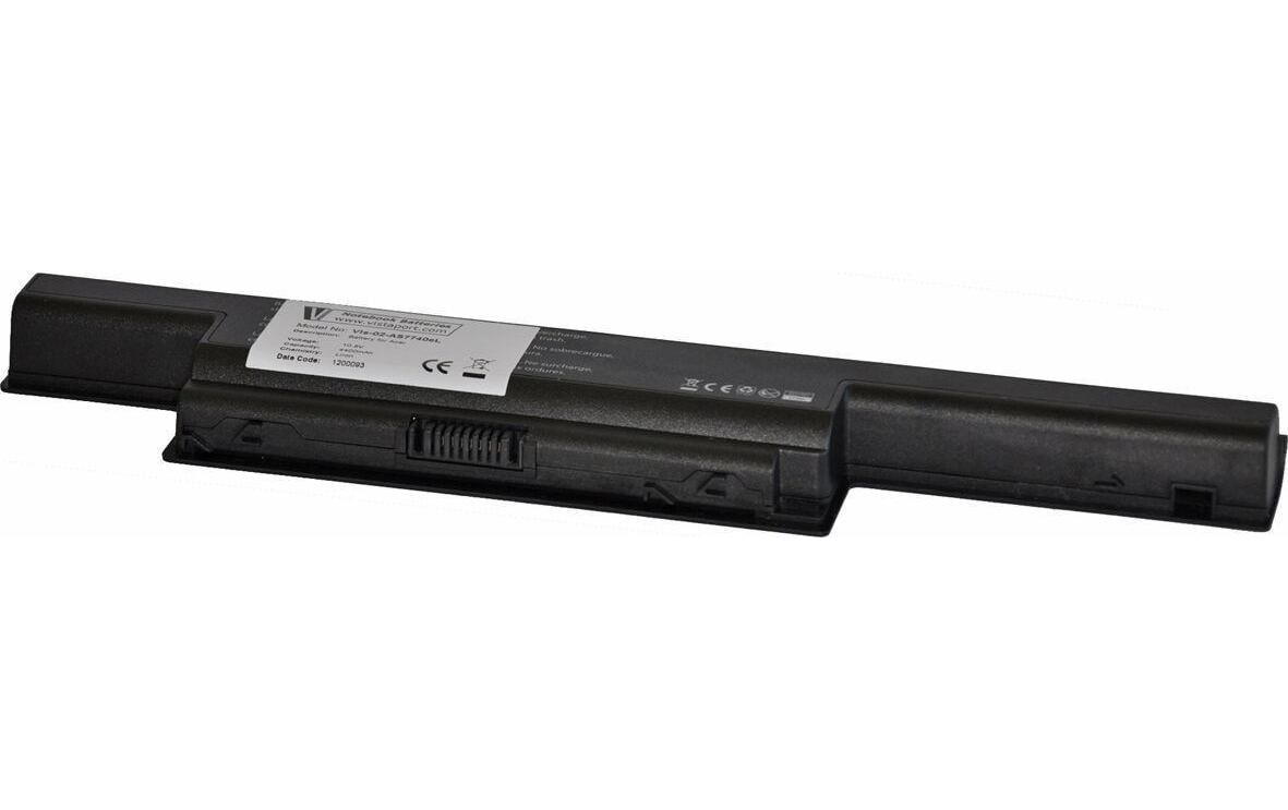 Vistaport Notebook-Akku – für Acer Aspire (u. a. 4250–7750) – 48 Wh, 10,8 V – Schwarz