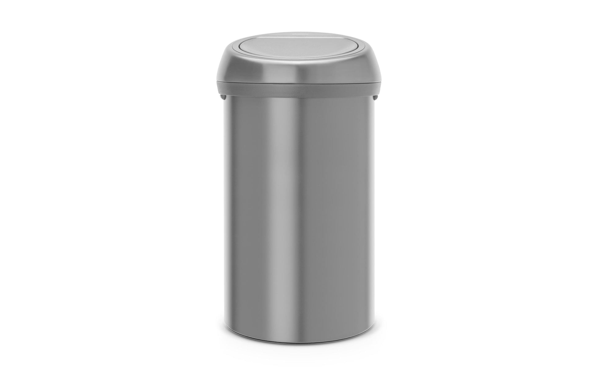 Brabantia Touch Bin Papierkorb – 60 l – Edelstahl – Ø 400 × H 710 mm