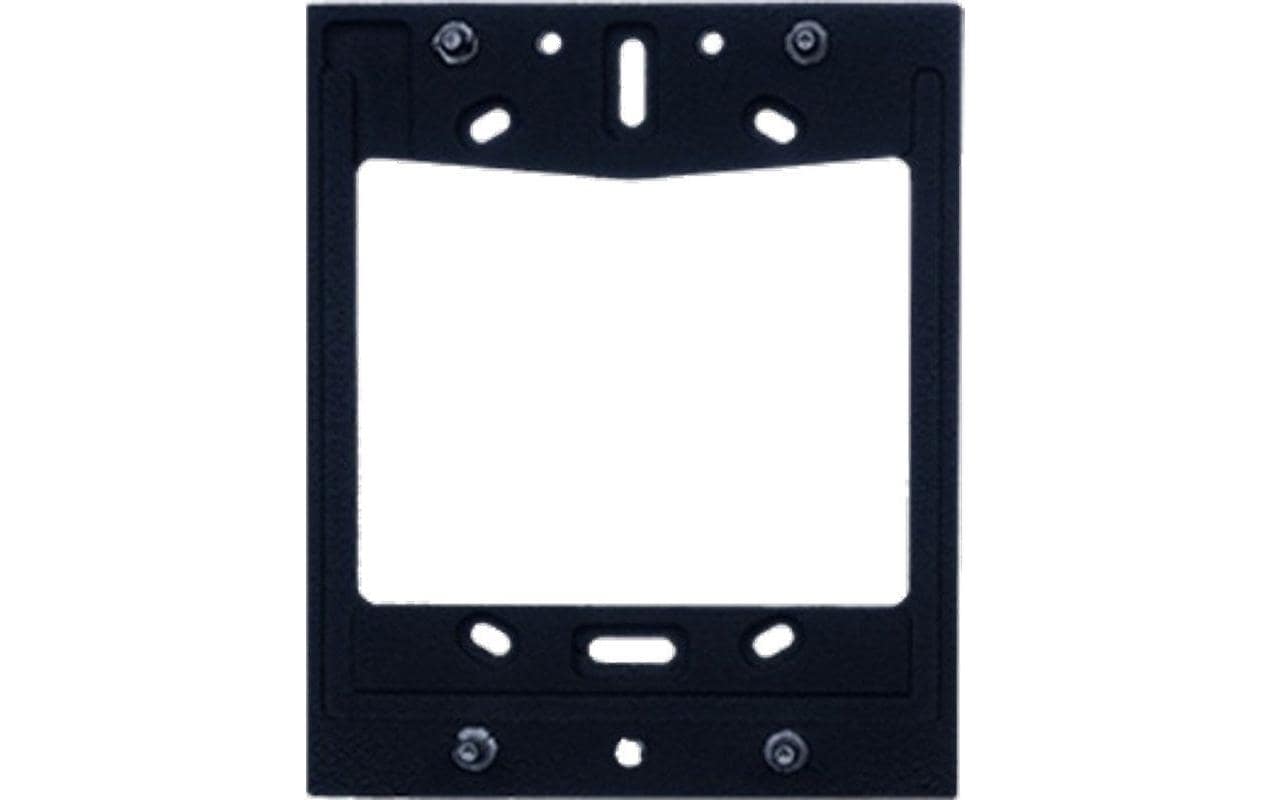 2N IP Solo Montageplatte – Schwarz, 107 × 130 mm
