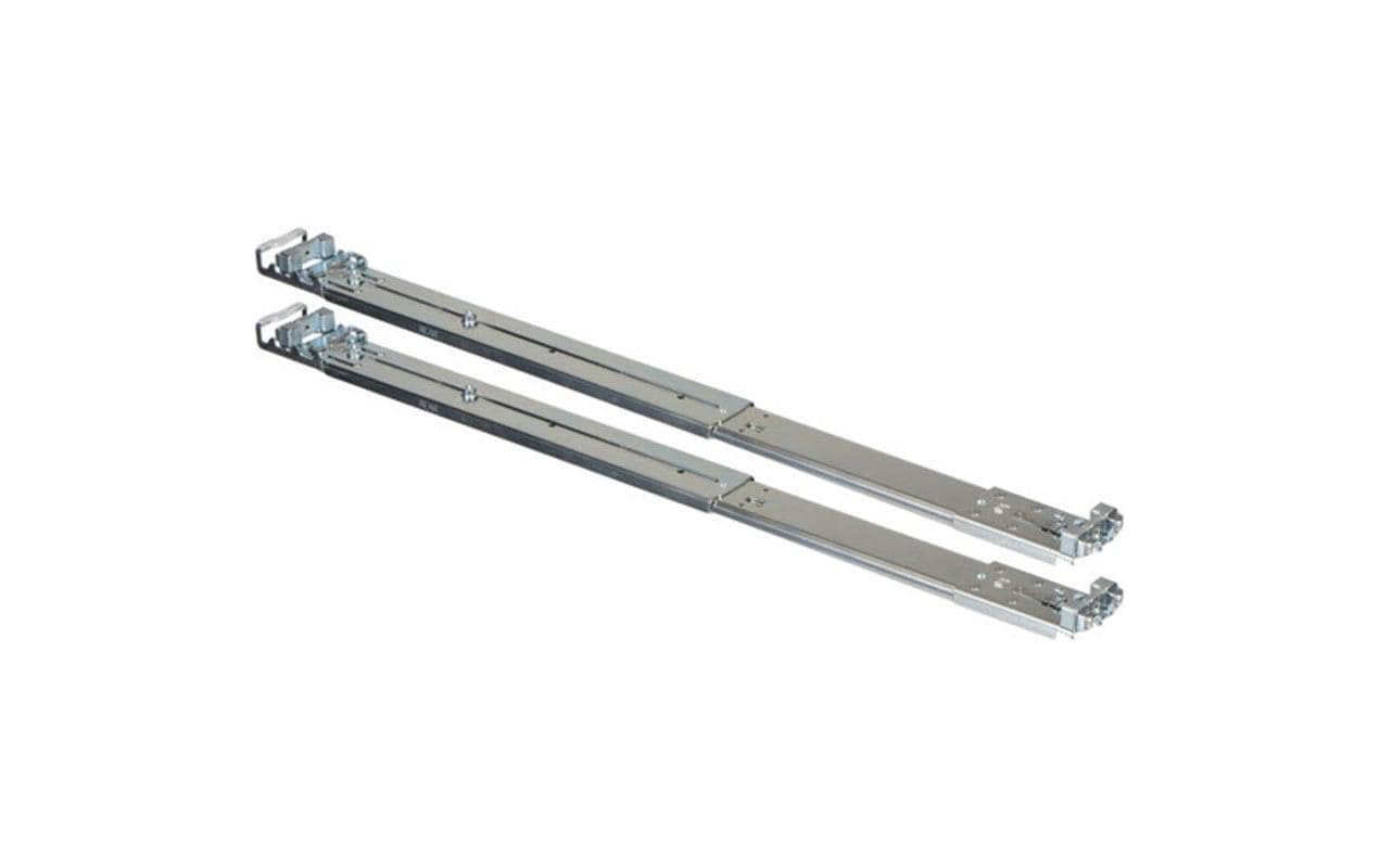 QNAP RAIL-B02 – Rackschienen – für TVS-471U, TVS-871U, TVS-1271U und andere, Montagetiefe 44,3–81,5 cm