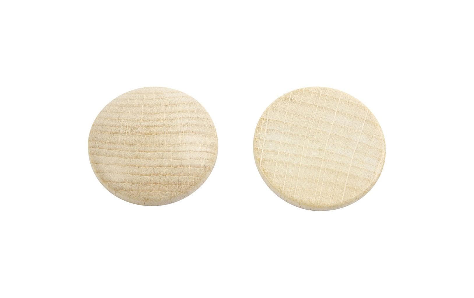 Creativ Company Knöpfe Ø 30 mm – Holz, braun, 150 Stück