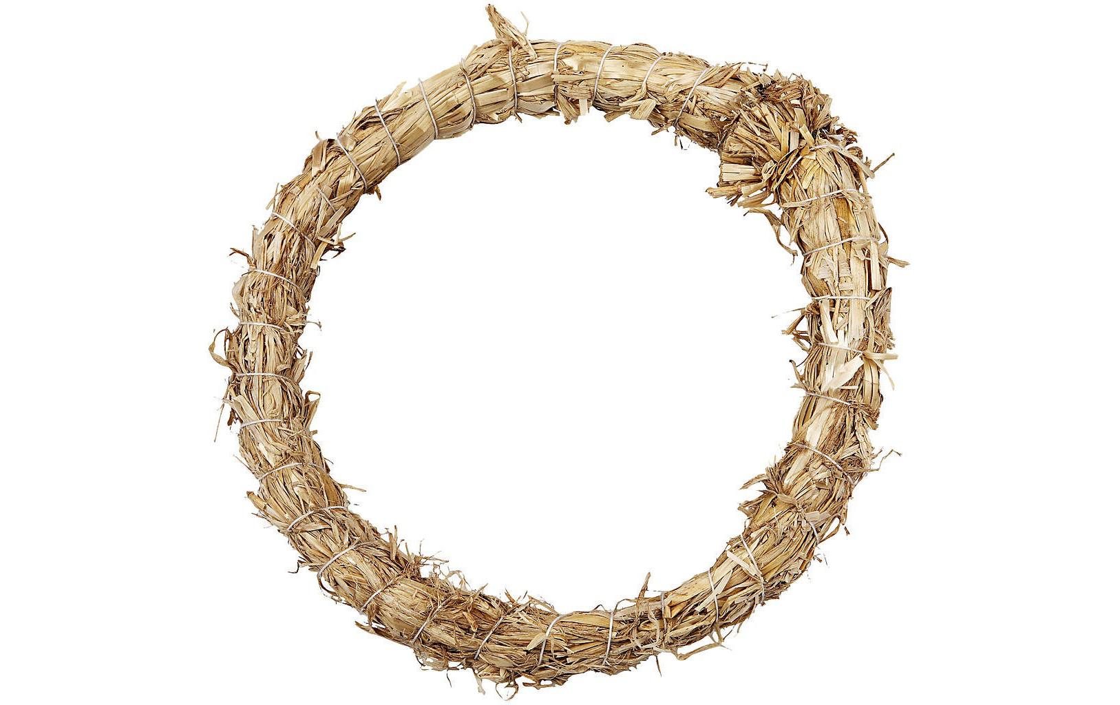 Creativ Company Strohkranz, Stroh, Holz, Ø 21 cm × 2 cm, 1 Stk., 503800