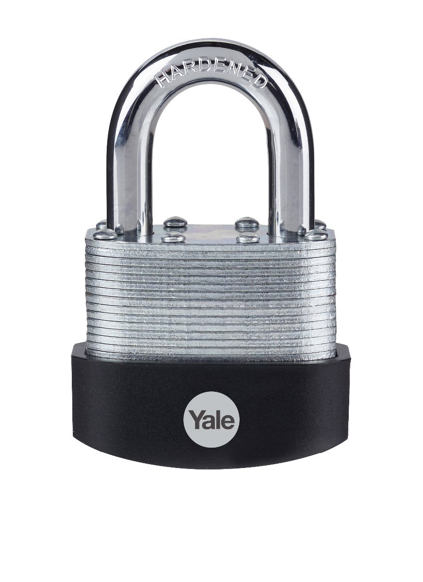 Yale Y125B Mechanisches Vorhängeschloss – Stahl, Bügel 33×28 mm, Ø11 mm, Sicherheitslevel 3, Aussen, Silber