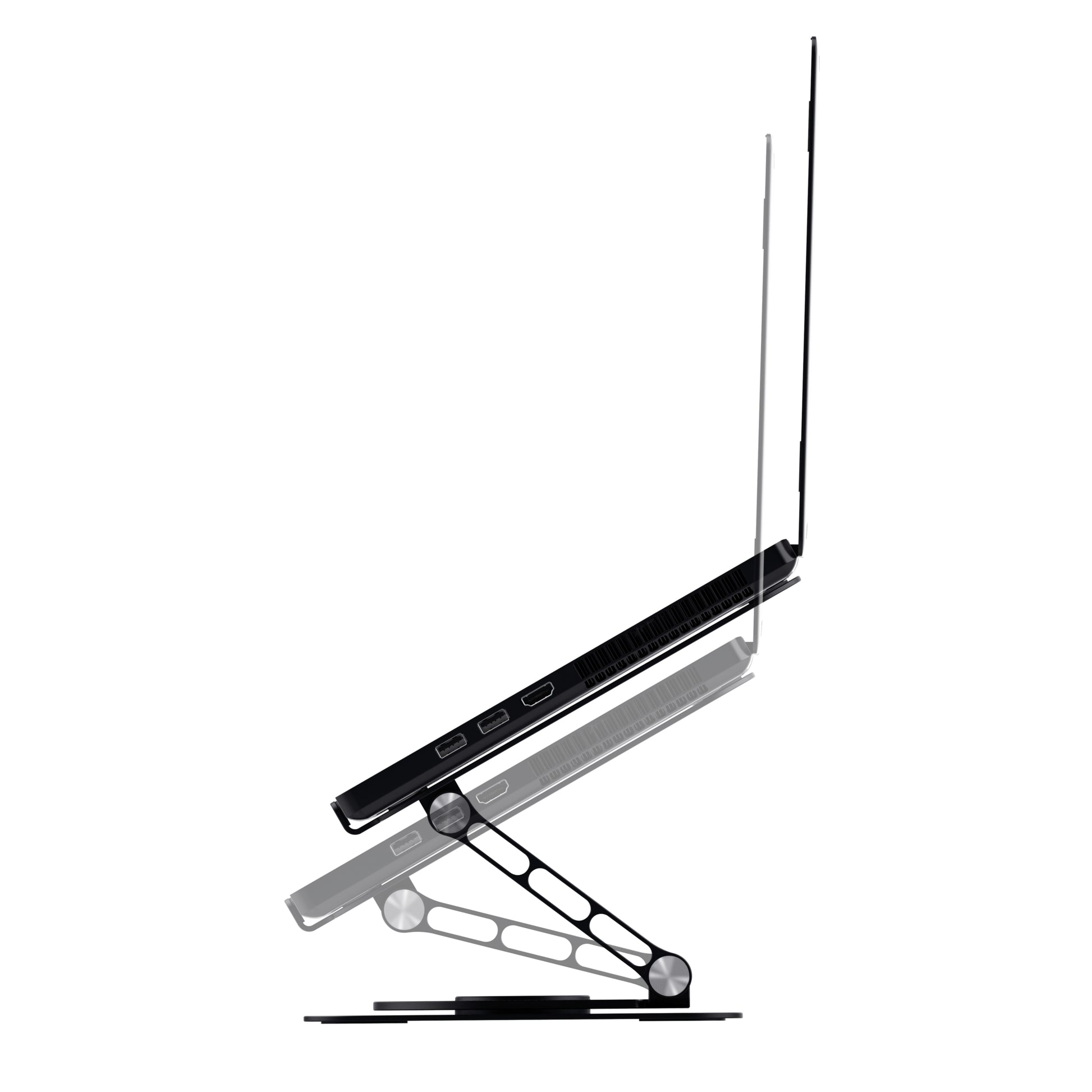 Trust Zeff Laptop-Ständer – für Notebooks bis 16", Metall, Schwarz