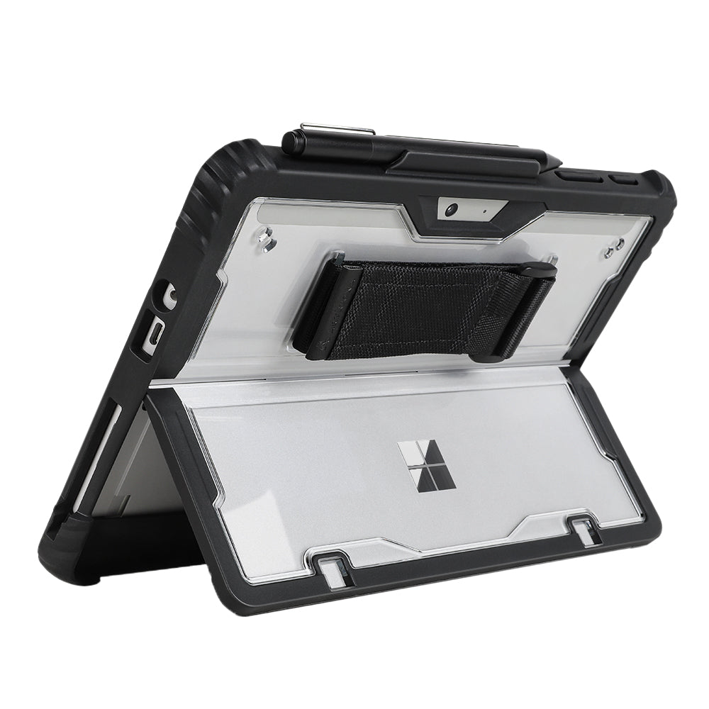 InfoCase Tablet-Hülle für Microsoft Surface Pro 9 13" – Schwarz, Durchscheinend