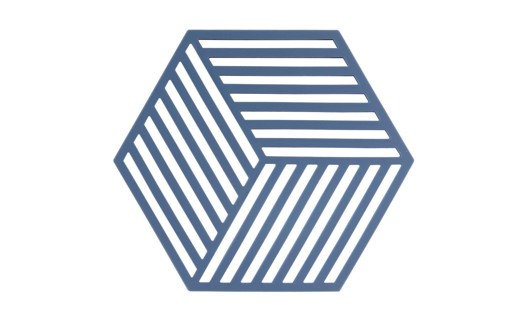 Zone Denmark Teekannen-Untersatz, Silikon, 16 × 14 × 0,9 cm, Blau, für Pfanne