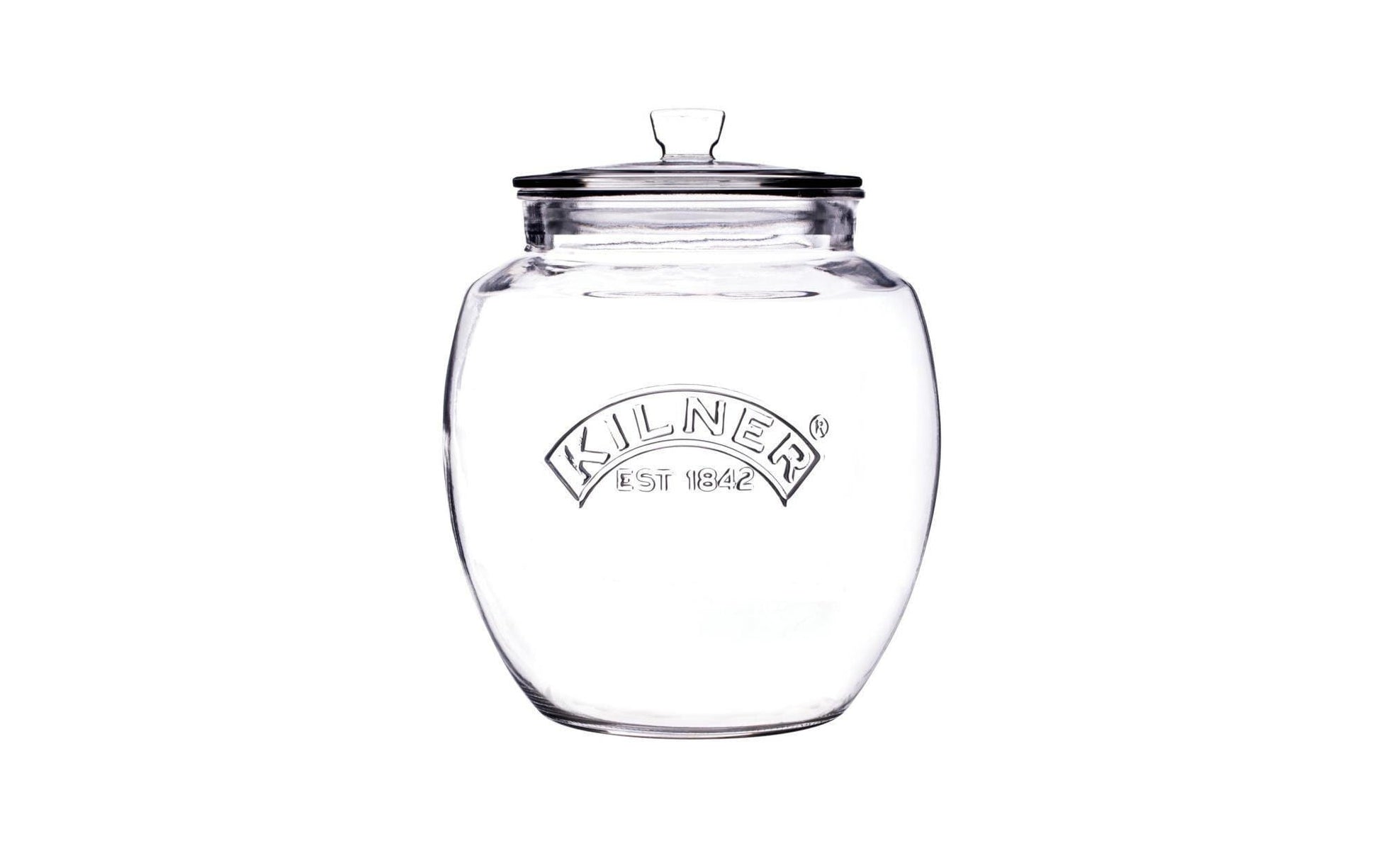 Kilner Vorratsdose 2 L, Ø 15,6 × 19 cm, Glas (Kalk-Natron), Transparent