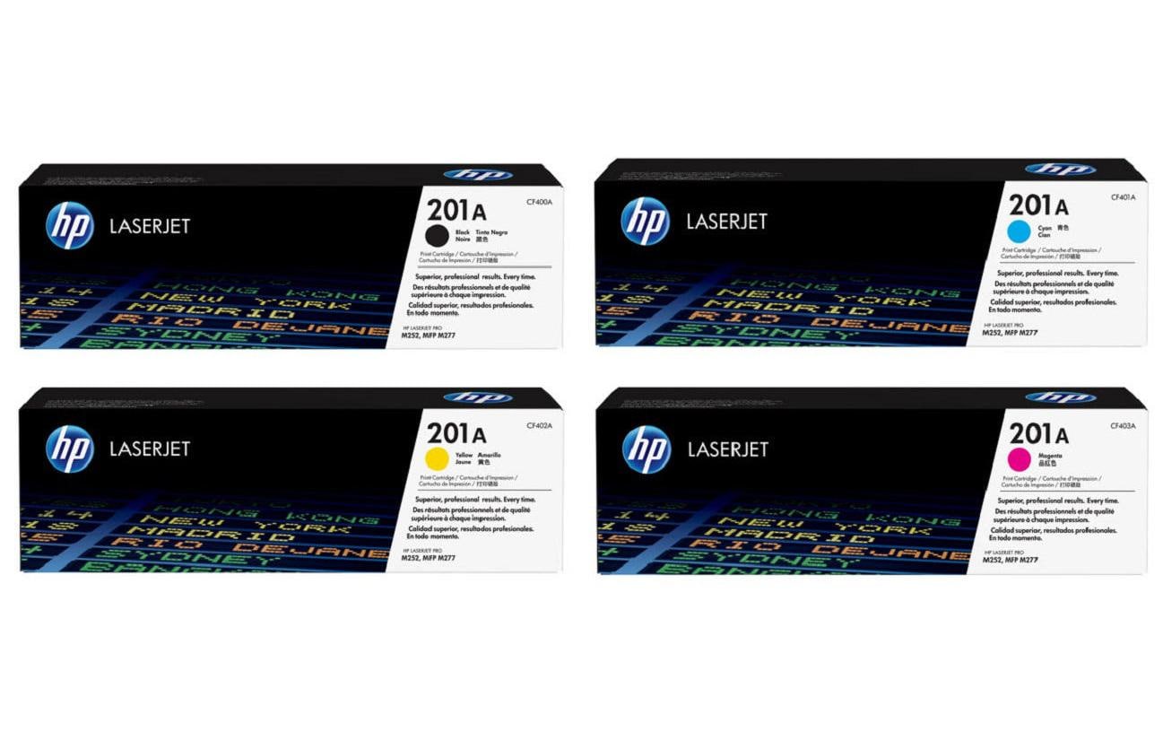HP Toner-Multipack CF400A-CF403A – BK/C/M/Y, 1400 Seiten