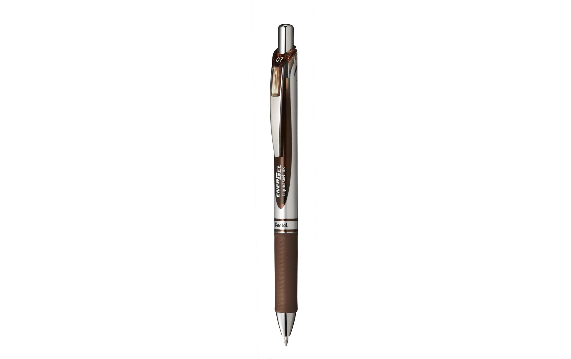 Pentel EnerGel X Gelschreiber – Braun, 0,7 mm, schnelltrocknend, Druck, nachfüllbar