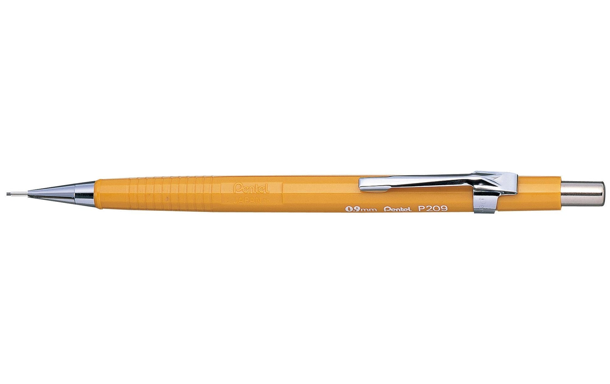 Pentel Sharp P200 Druckbleistift – 0,9 mm, gelb, 1 Stück