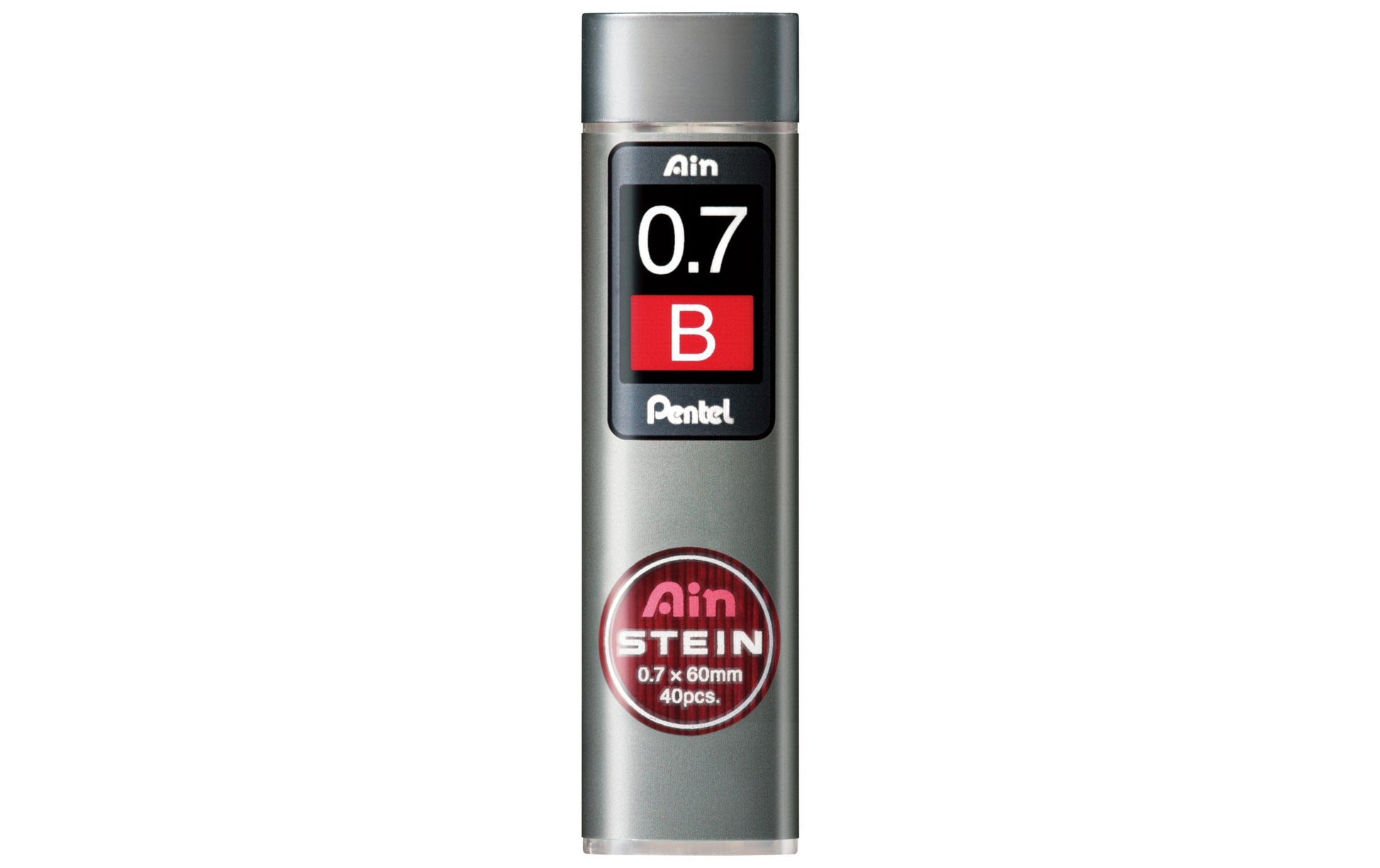 Pentel Bleistiftminen – Graphit, 0,7 mm, B, 40 Stk.