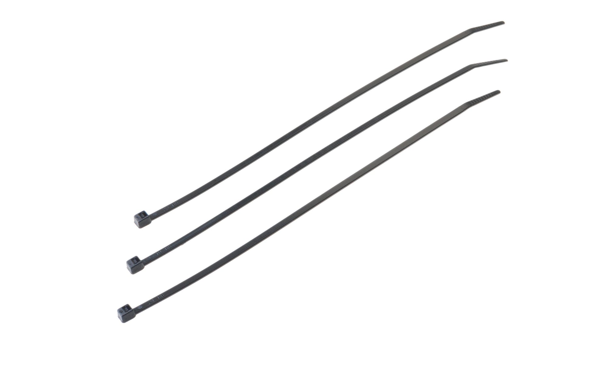 VR Technics Kabelbinder, 200×3,6 mm, 100er-Pack, selbstverlöschend (UL94 V2), -35°C bis +85°C – schwarz