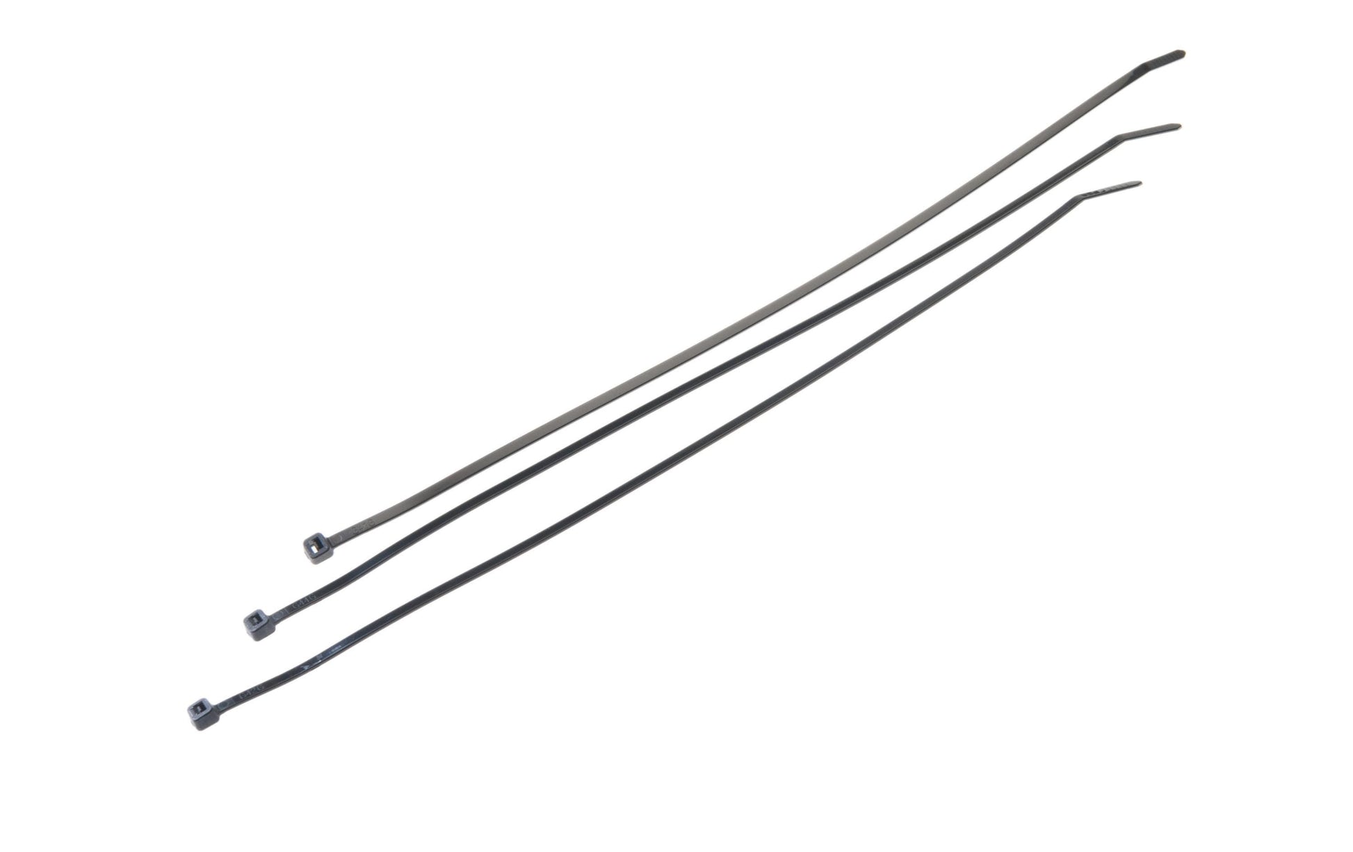 VR Technics Kabelbinder, 300×3,6 mm, 100er-Pack, selbstverlöschend (UL94 V-2), -35°C bis +85°C – schwarz