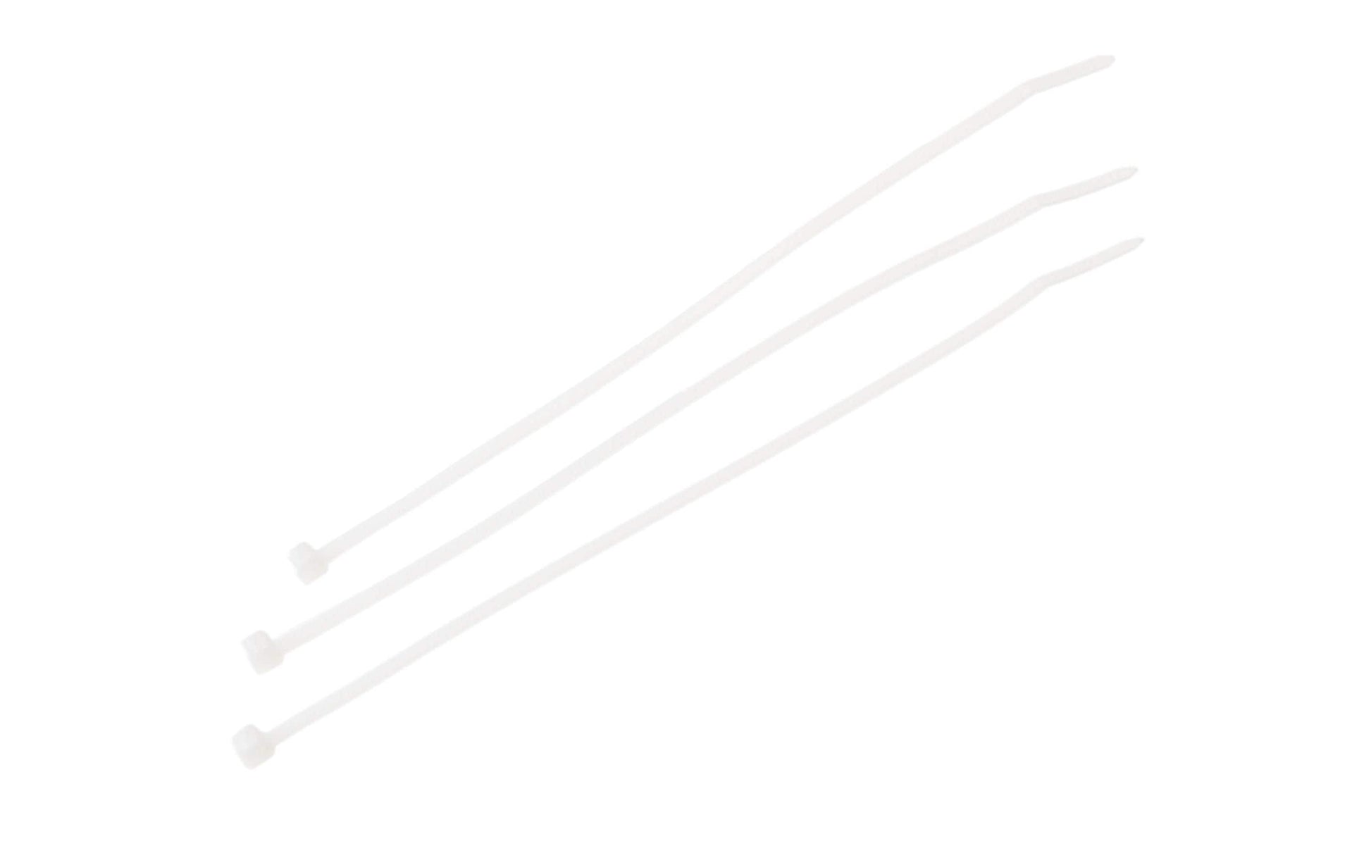 VR Technics Kabelbinder, 200×3,6 mm, 100er-Pack – transparent