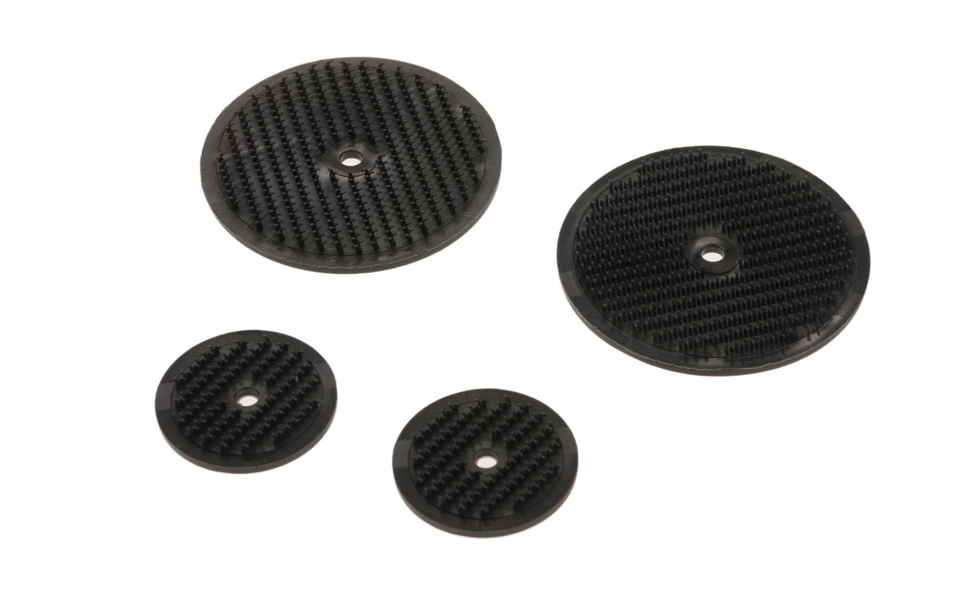 Fastech Klettband – Ø 25 mm & Ø 45 mm, schwarz, 4 Stk.