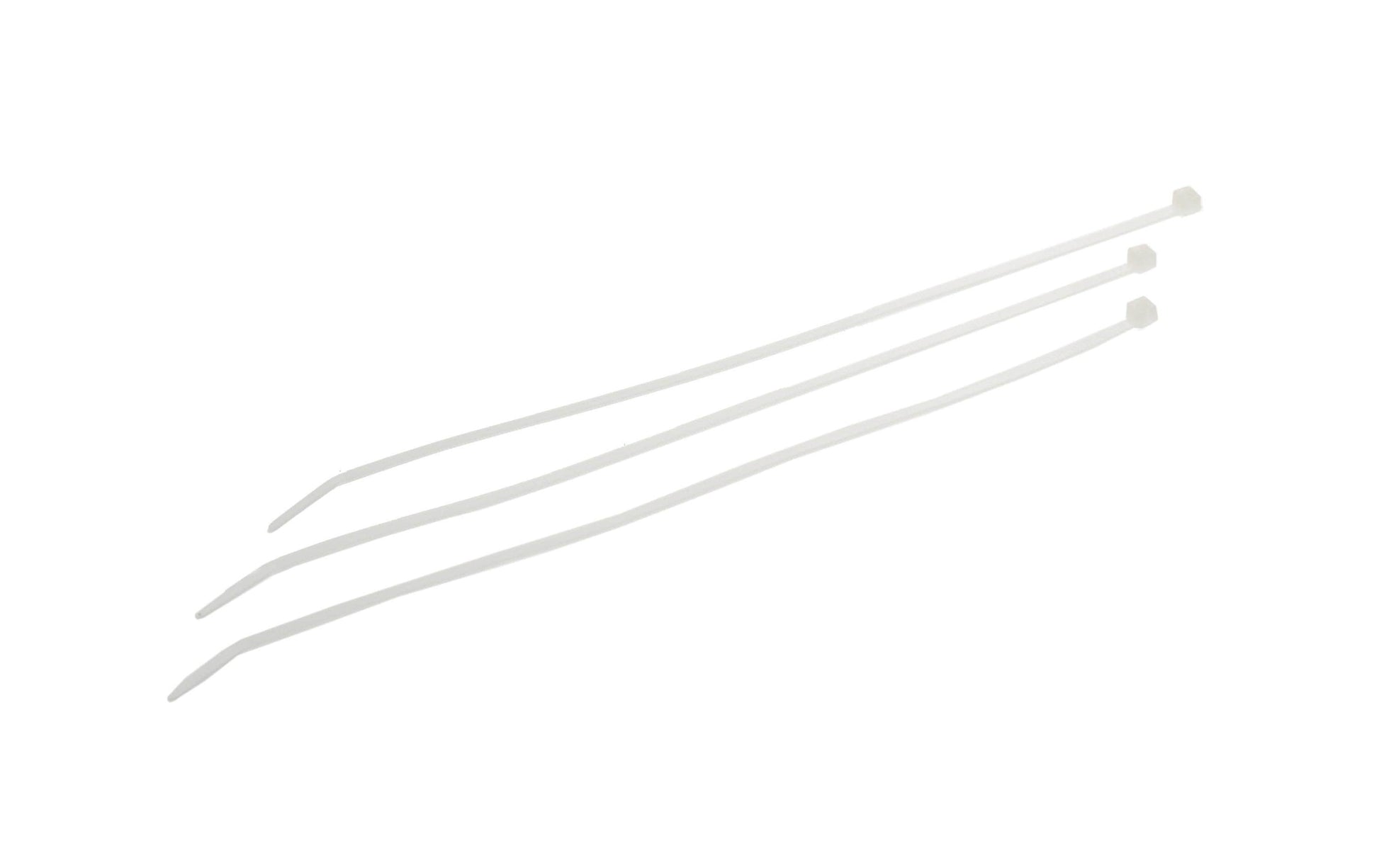 VR Technics Kabelbinder, 300×4,8 mm, 100er-Pack, selbstverlöschend – transparent