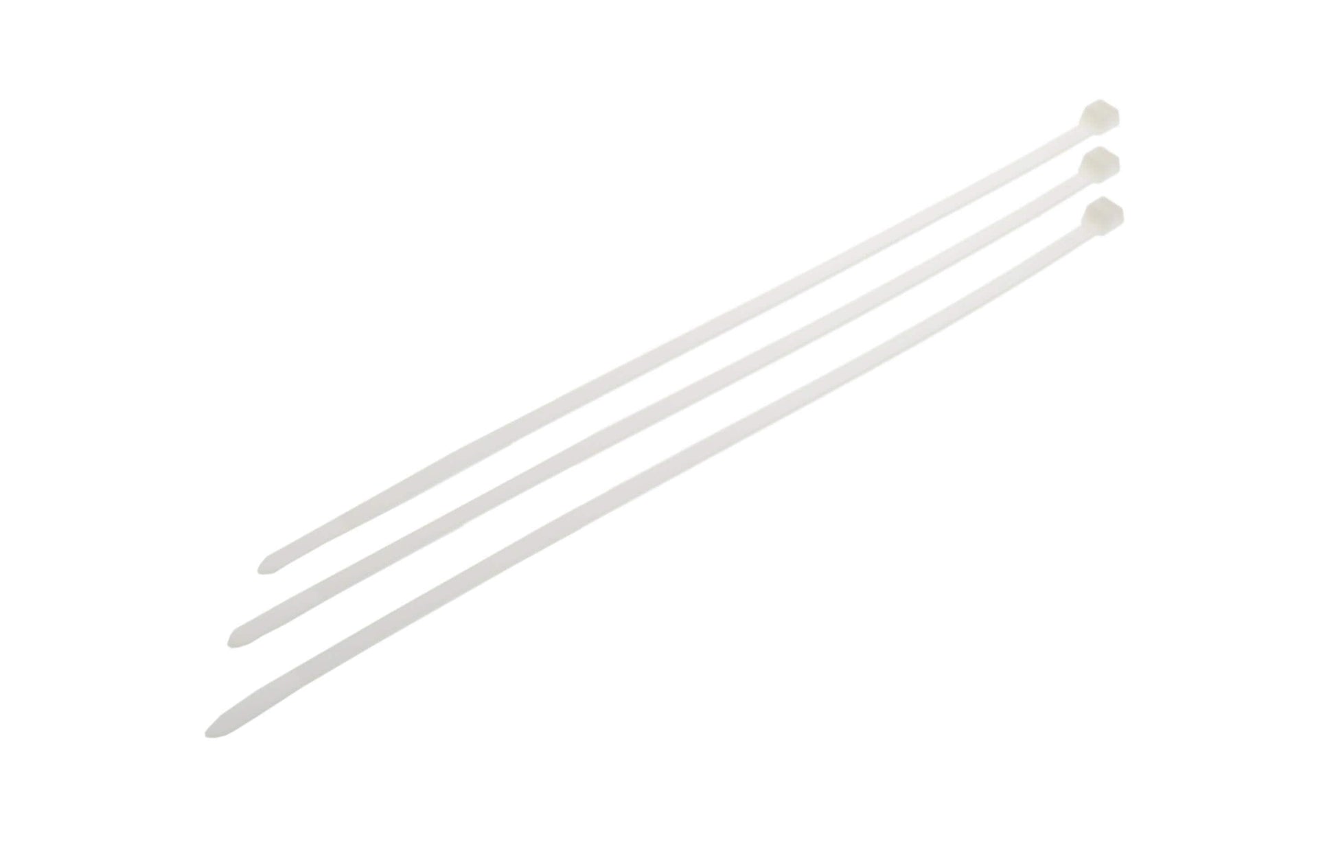 VR Technics Kabelbinder 370×7,6 mm, 100er-Pack – transparent
