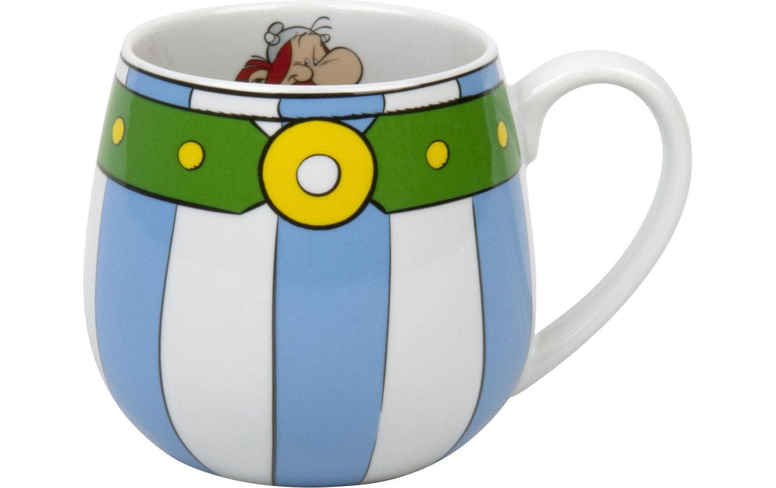 Könitz Porzellan Könitz Kaffeetasse The Men's Belt – 420 ml, Ø 8,2 cm, Porzellan, spülmaschinenfest