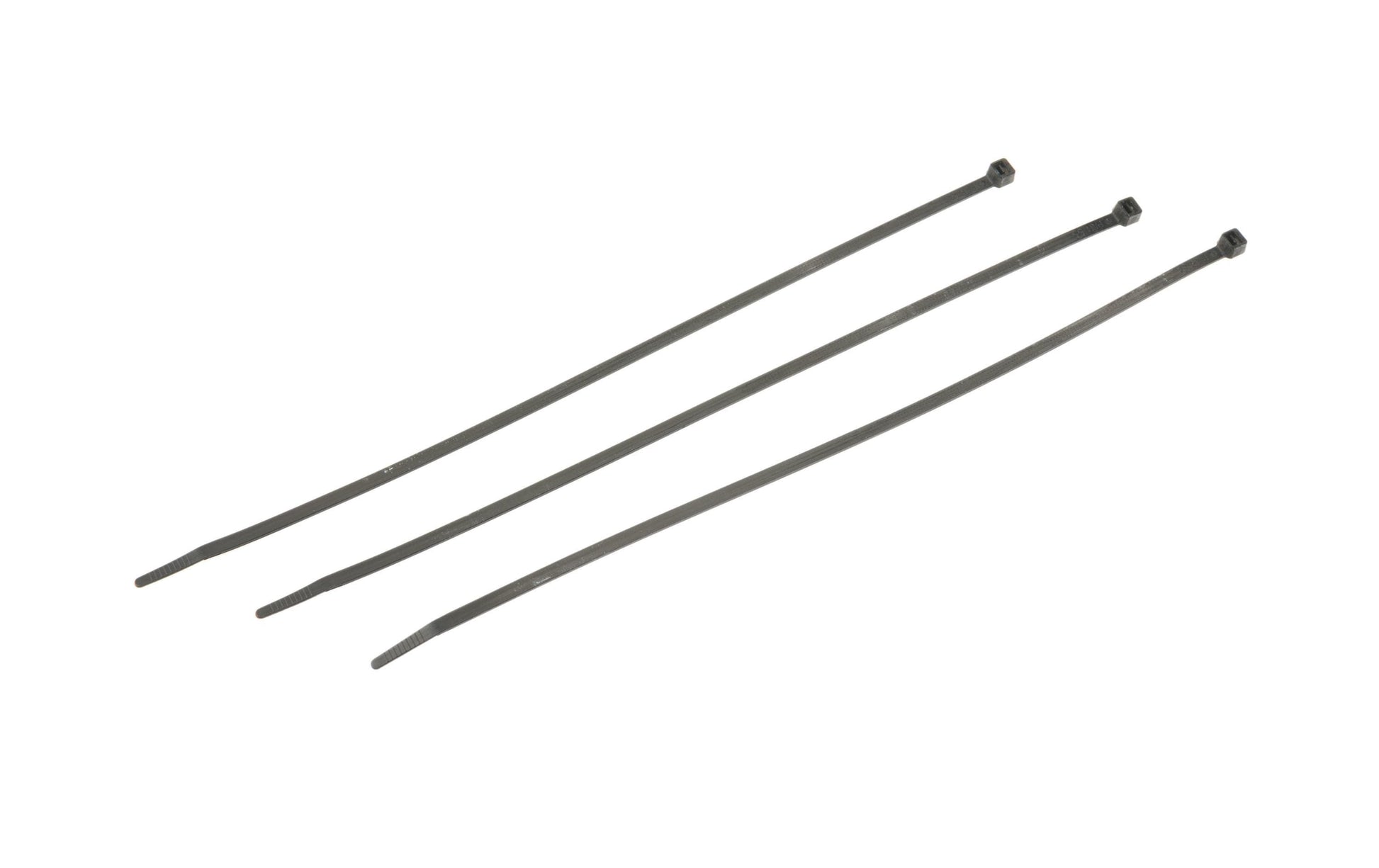 VR Technics Kabelbinder, 300×4,8 mm, 100er-Pack, Nylon, selbstverlöschend, UL94 V2, −35°C bis +85°C – Schwarz