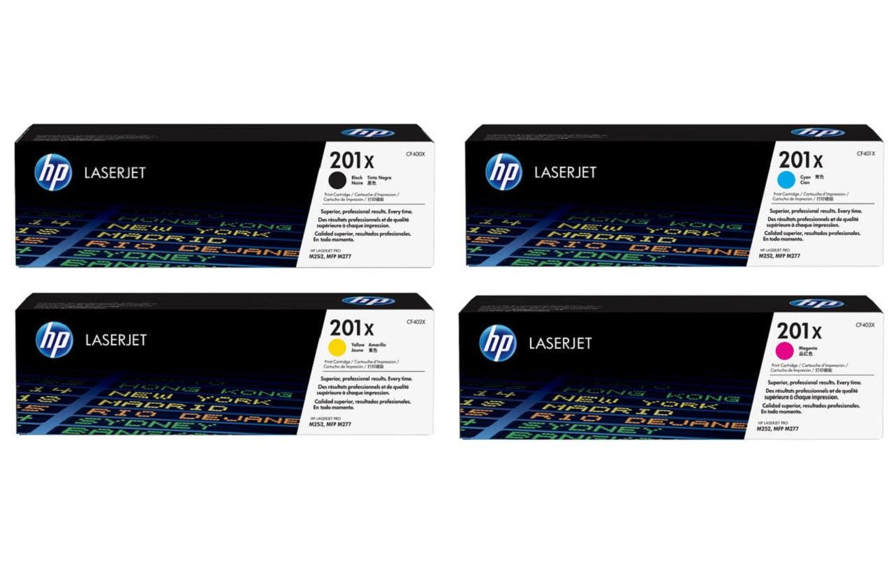 HP Toner-Multipack CF400X-CF403X – BK/C/M/Y, 2300 Seiten