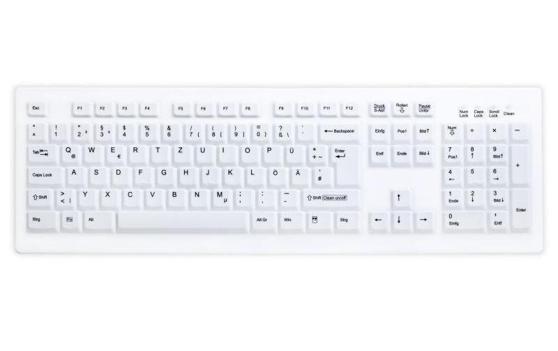 Active Key Tastatur, kabellos (2,4 GHz), CH-Layout (DE-CH), Fullsize (mit Ziffernblock), Scherenmechanik