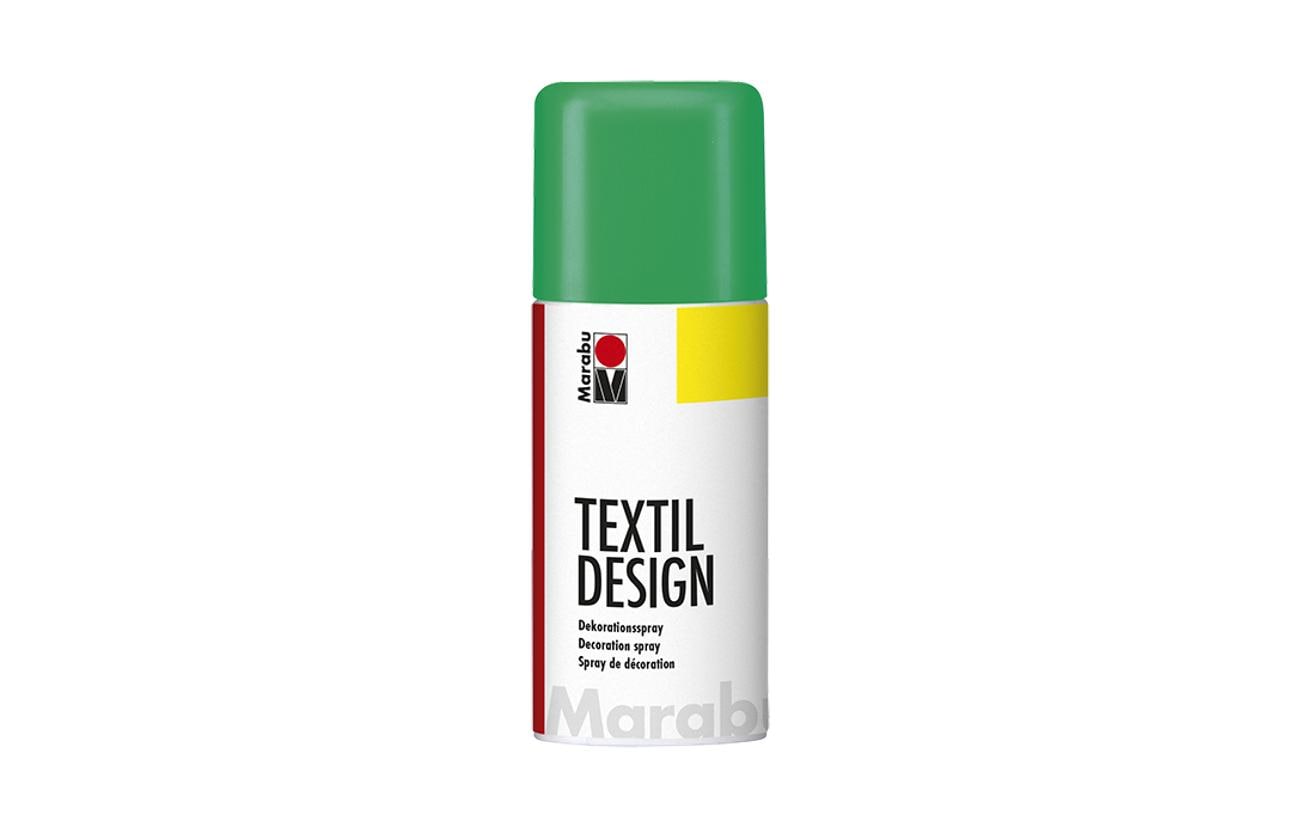 Marabu Textil-Farbspray – Minze, wetterfest – 150 ml – für Textilien