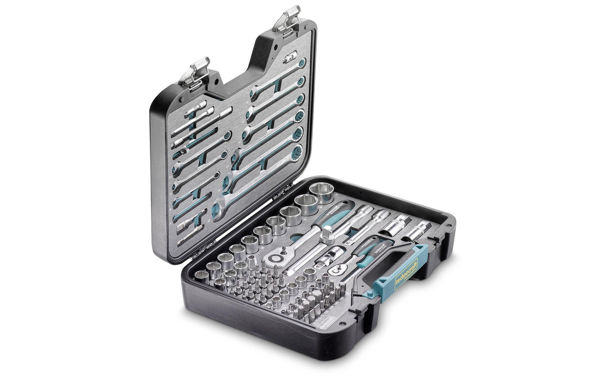 Technocraft Stecknuss-Satz 1/4" & 1/2", 86-teilig, Koffer